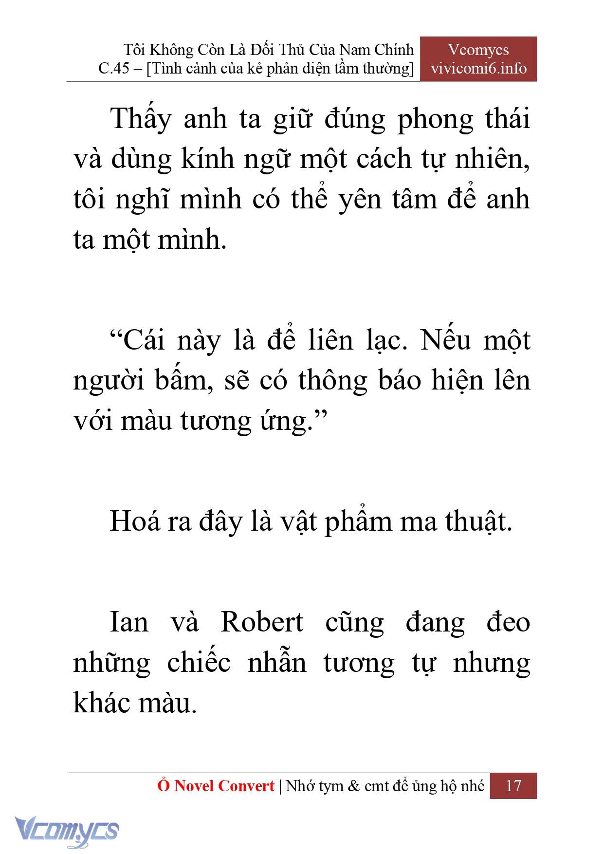 [Novel] Tôi Không Còn Là Đối Thủ Của Nam Chính Chapter  45 - 19