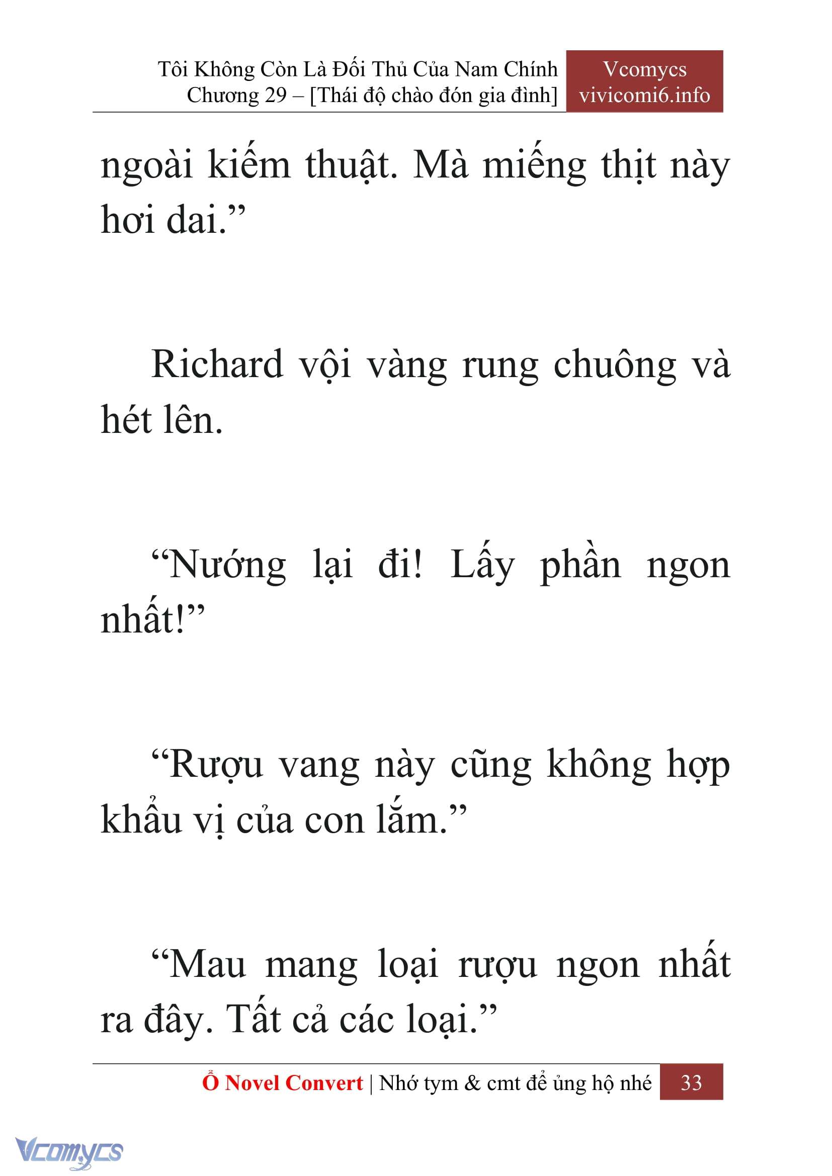 [Novel] Tôi Không Còn Là Đối Thủ Của Nam Chính Chapter  29 - 35