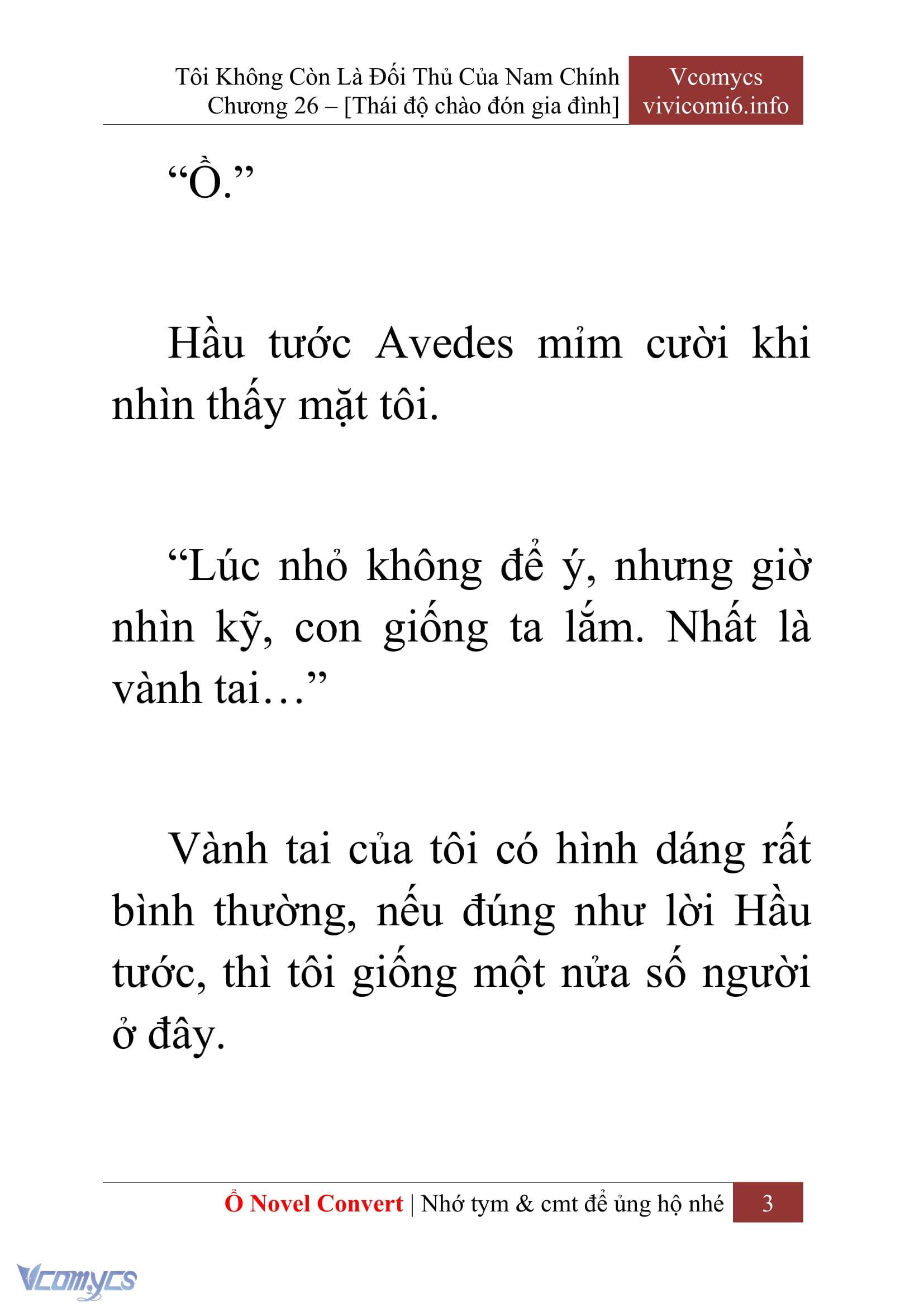 [Novel] Tôi Không Còn Là Đối Thủ Của Nam Chính Chapter  26 - 5