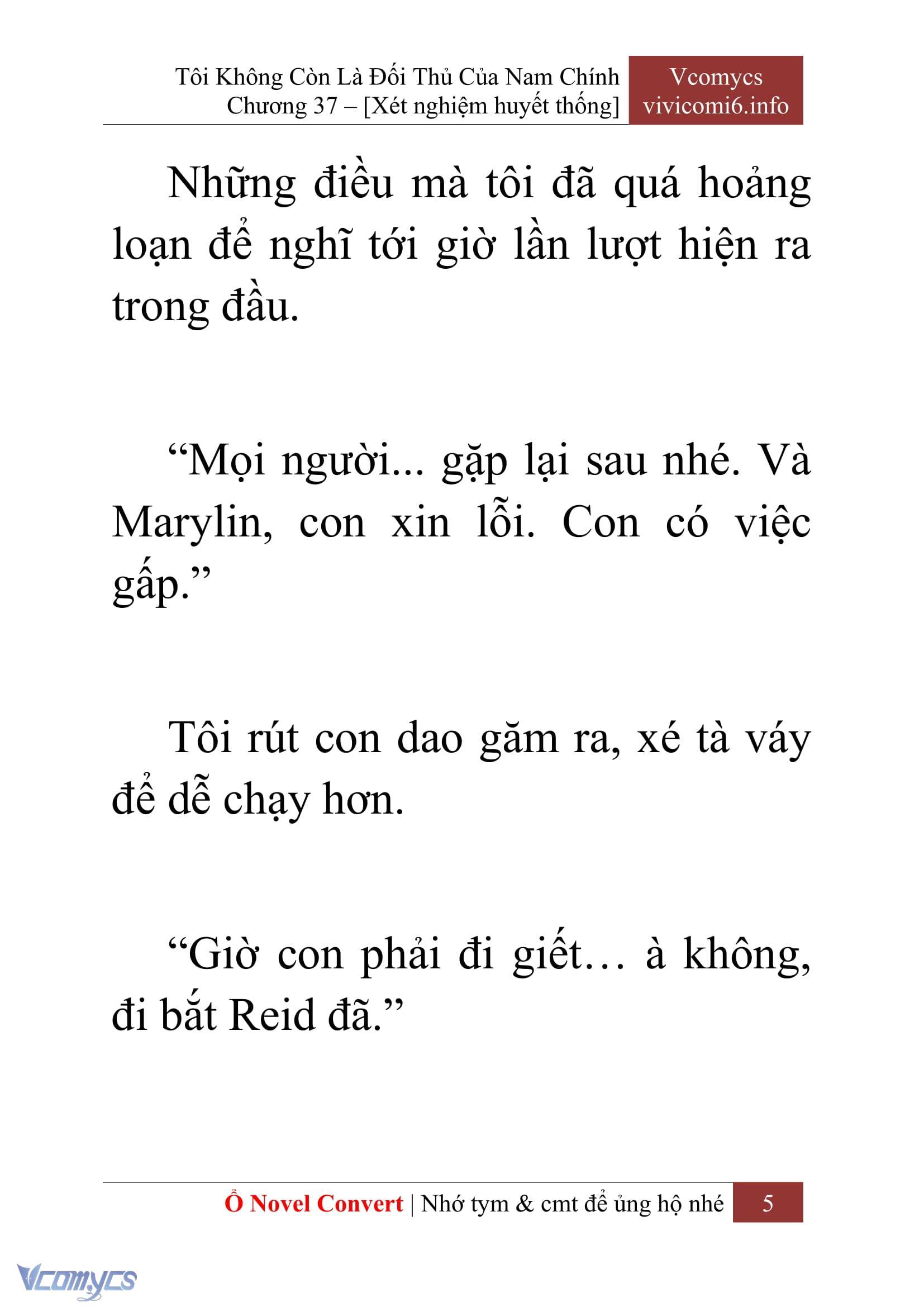 [Novel] Tôi Không Còn Là Đối Thủ Của Nam Chính Chapter  37 - 7