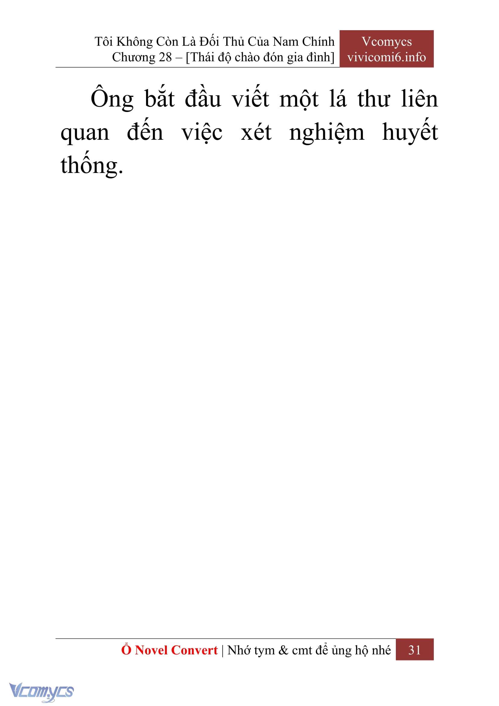 [Novel] Tôi Không Còn Là Đối Thủ Của Nam Chính Chapter  28 - 33