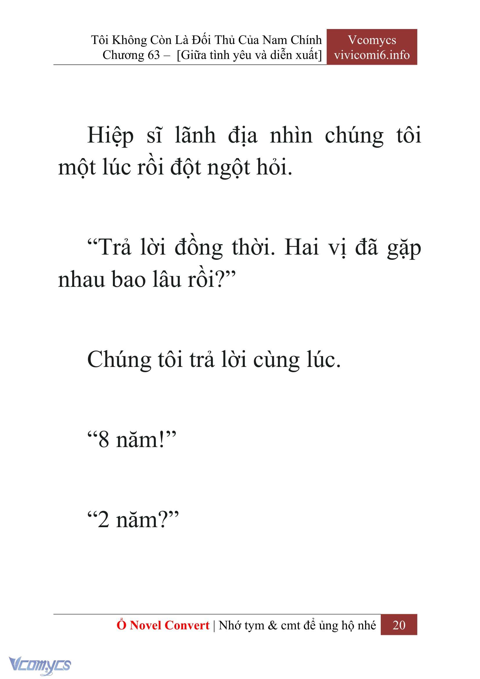 [Novel] Tôi Không Còn Là Đối Thủ Của Nam Chính Chapter  63 - 22
