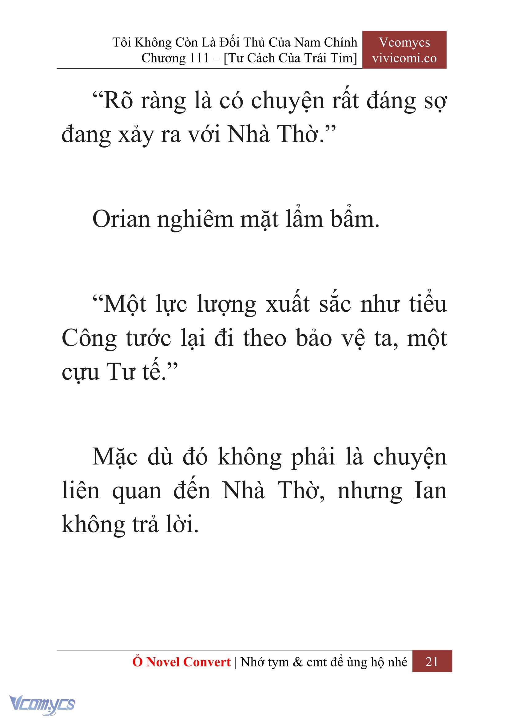 [Novel] Tôi Không Còn Là Đối Thủ Của Nam Chính Chapter  111 - 23