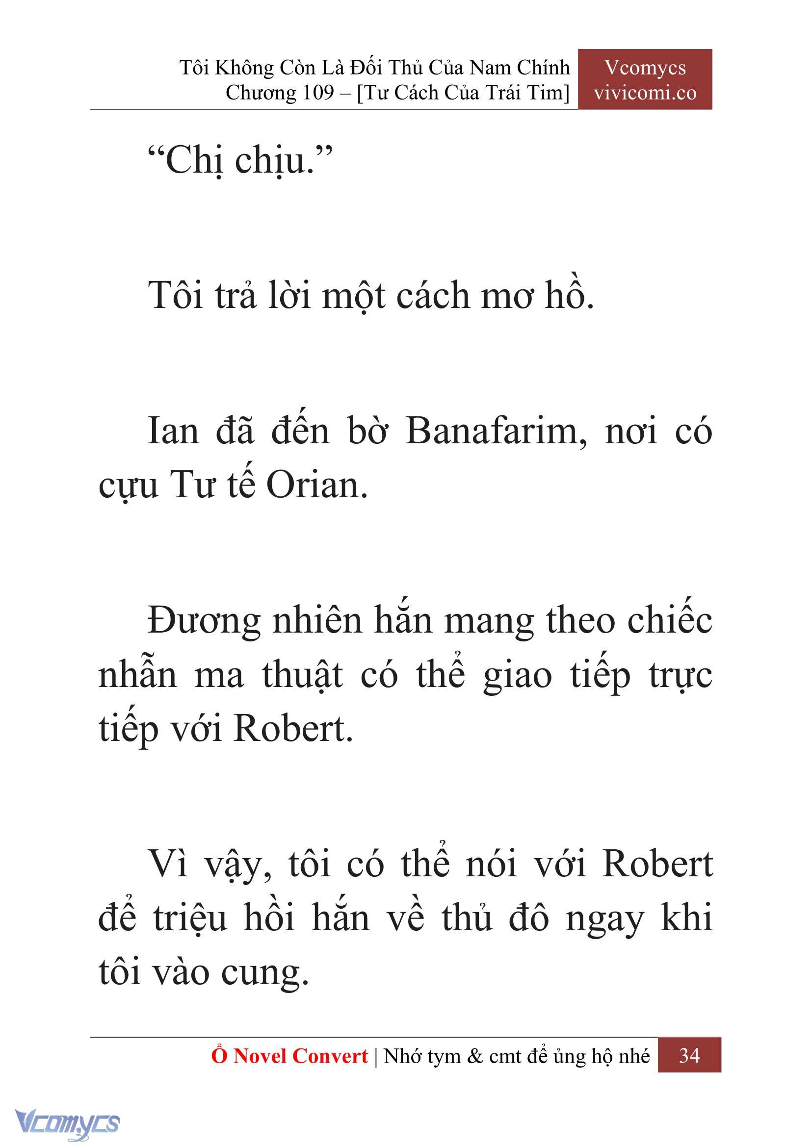 [Novel] Tôi Không Còn Là Đối Thủ Của Nam Chính Chapter  109 - 36