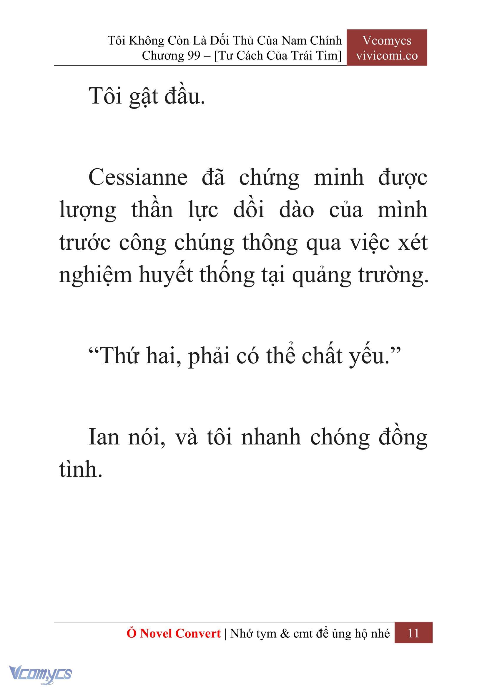 [Novel] Tôi Không Còn Là Đối Thủ Của Nam Chính Chapter  99 - 13