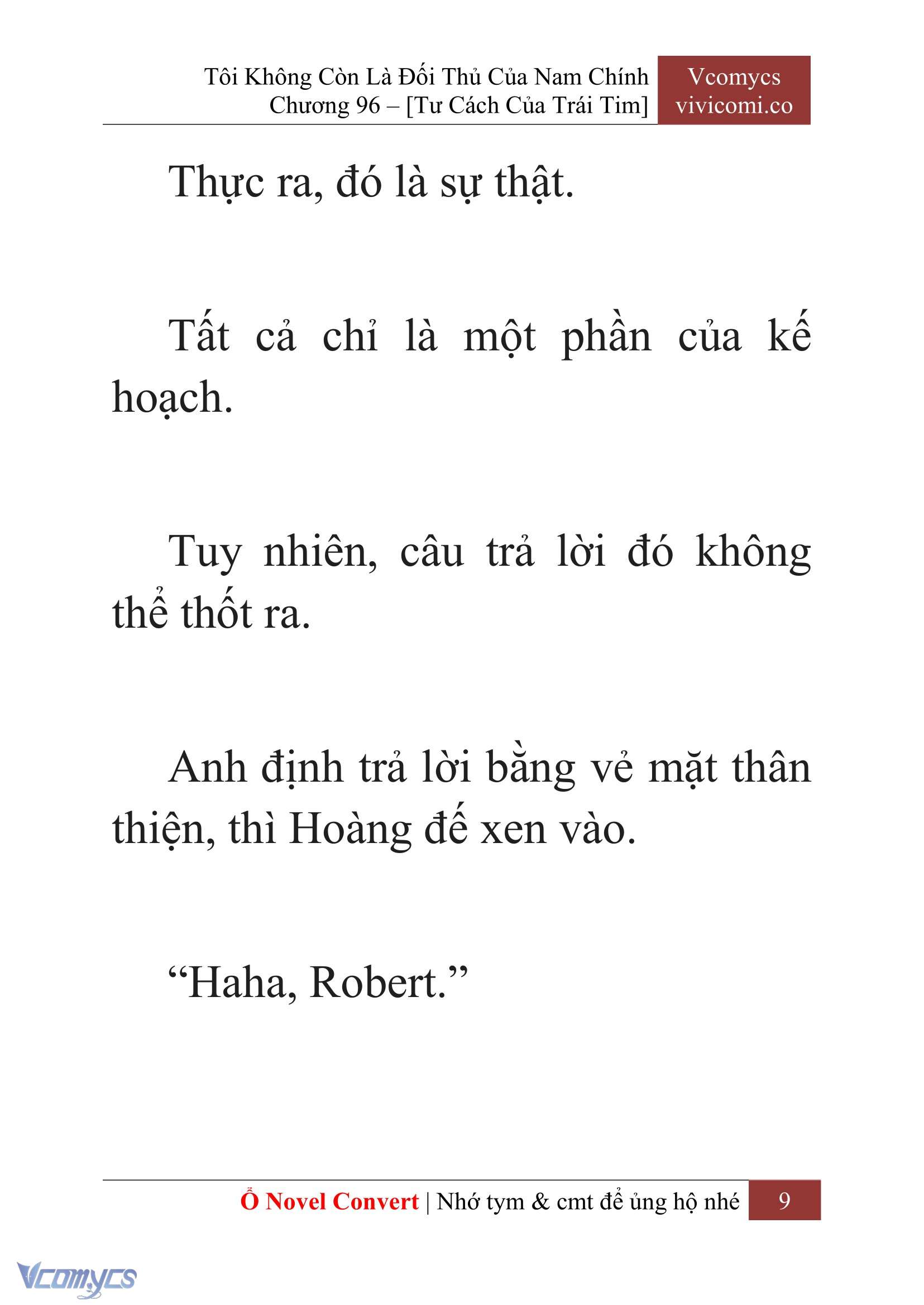 [Novel] Tôi Không Còn Là Đối Thủ Của Nam Chính Chapter  96 - 11