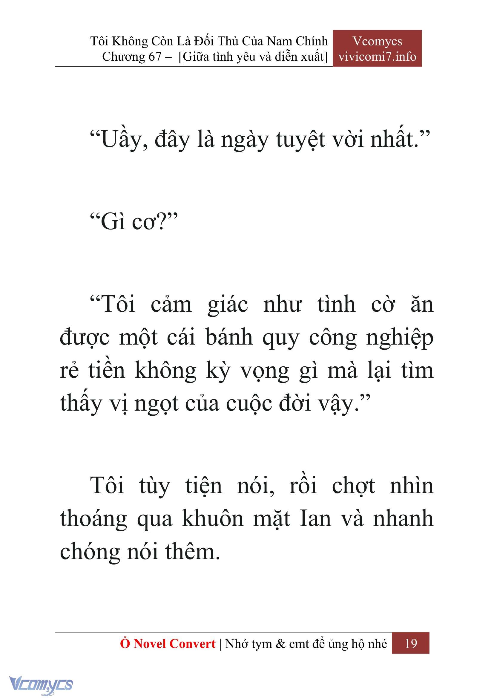 [Novel] Tôi Không Còn Là Đối Thủ Của Nam Chính Chapter  67 - 21