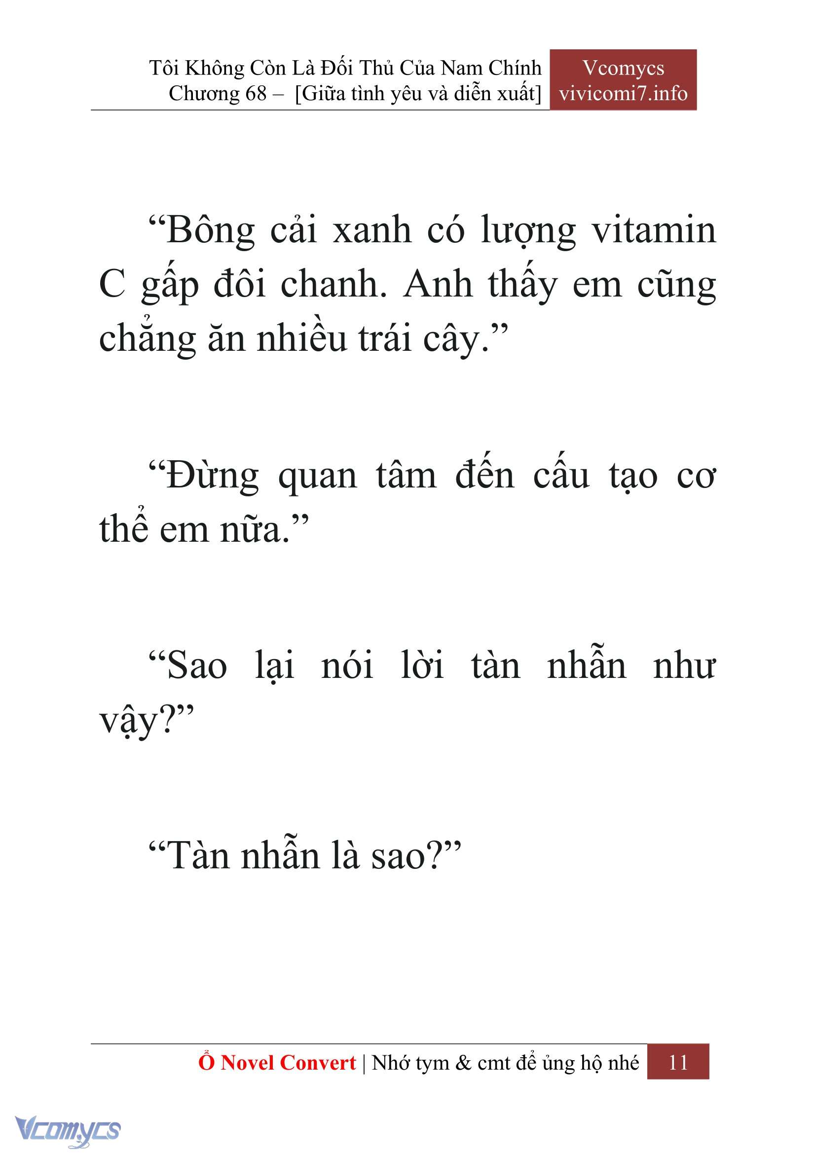 [Novel] Tôi Không Còn Là Đối Thủ Của Nam Chính Chapter  68 - 13