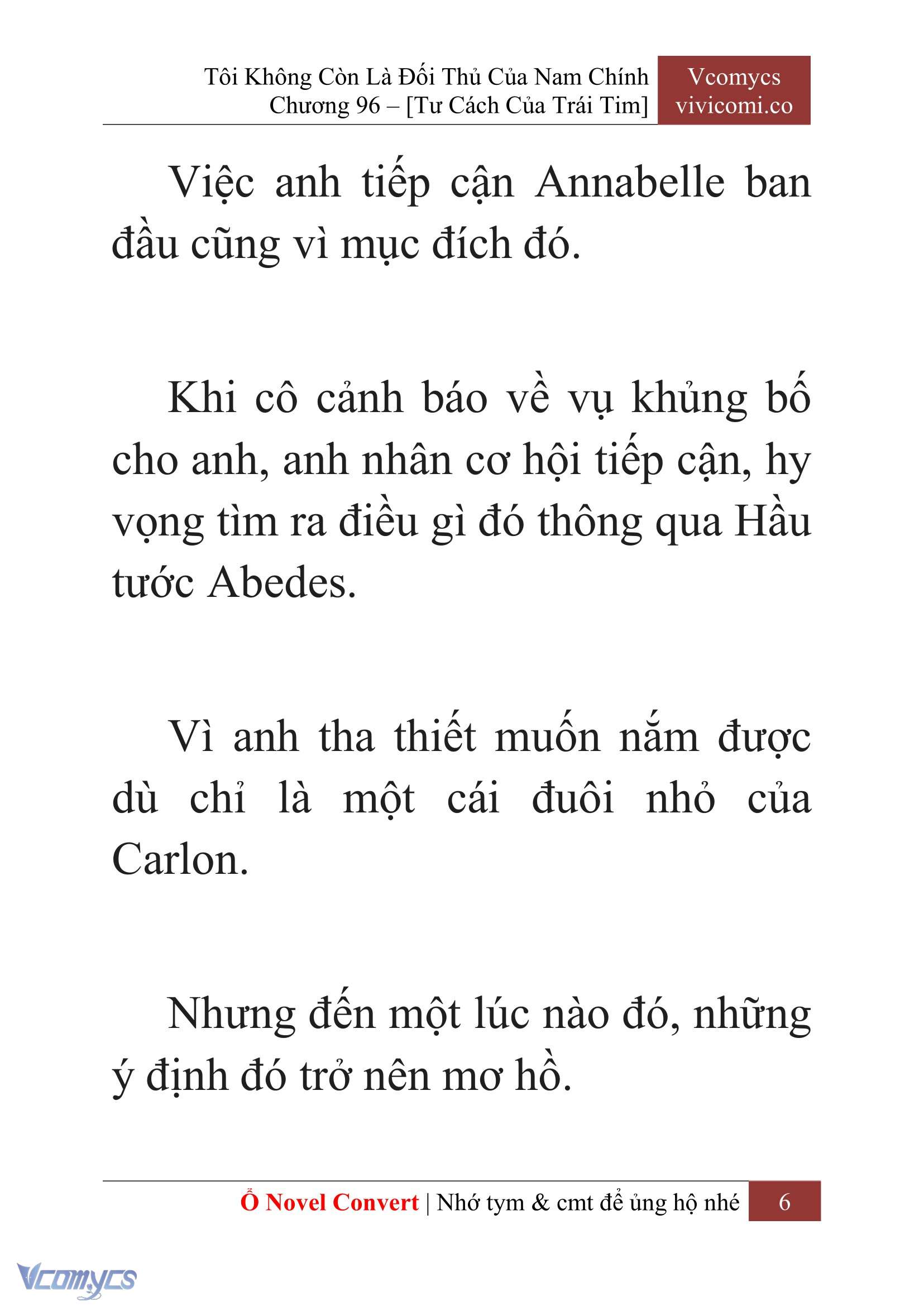 [Novel] Tôi Không Còn Là Đối Thủ Của Nam Chính Chapter  96 - 8
