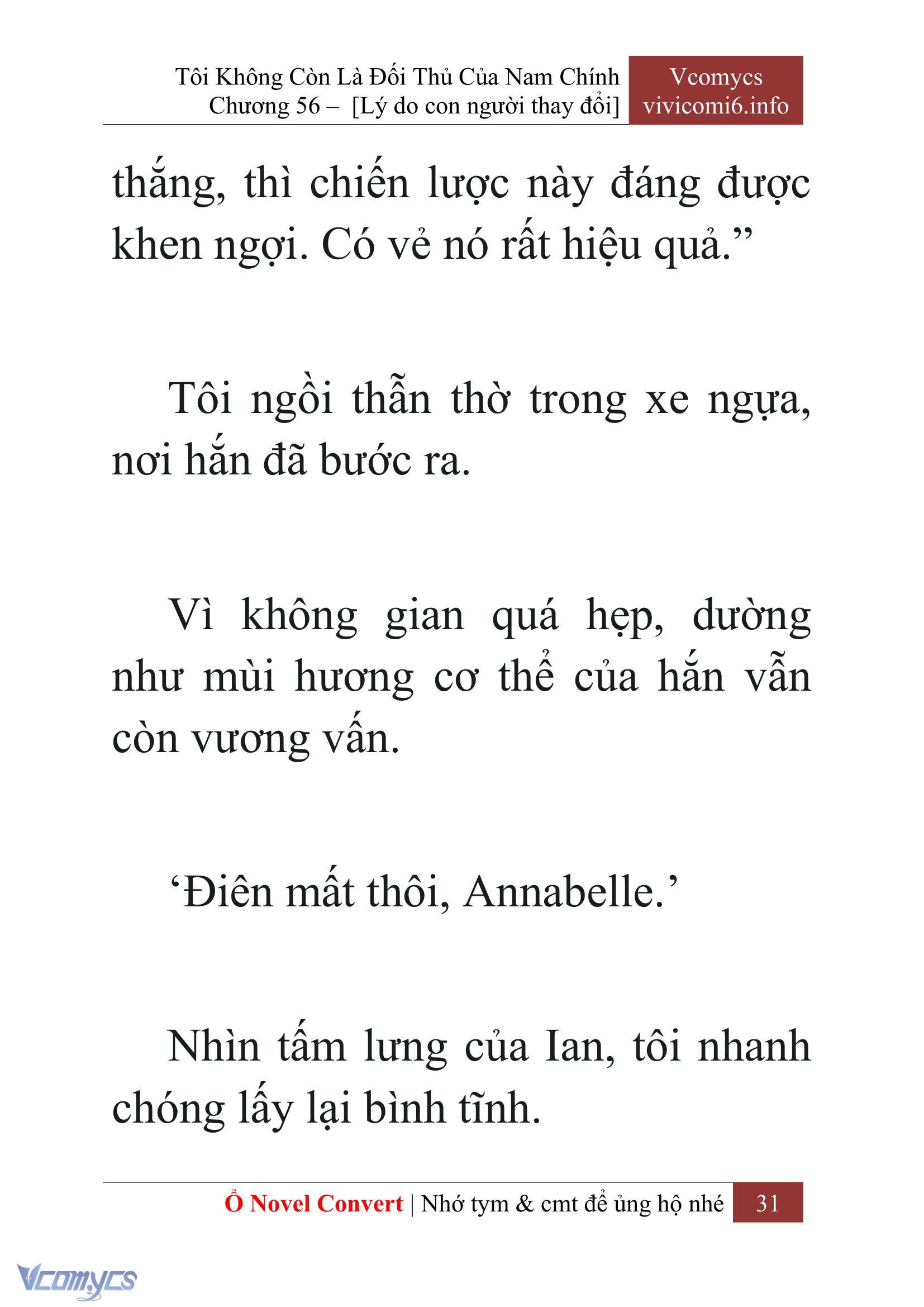 [Novel] Tôi Không Còn Là Đối Thủ Của Nam Chính Chapter  56 - 33