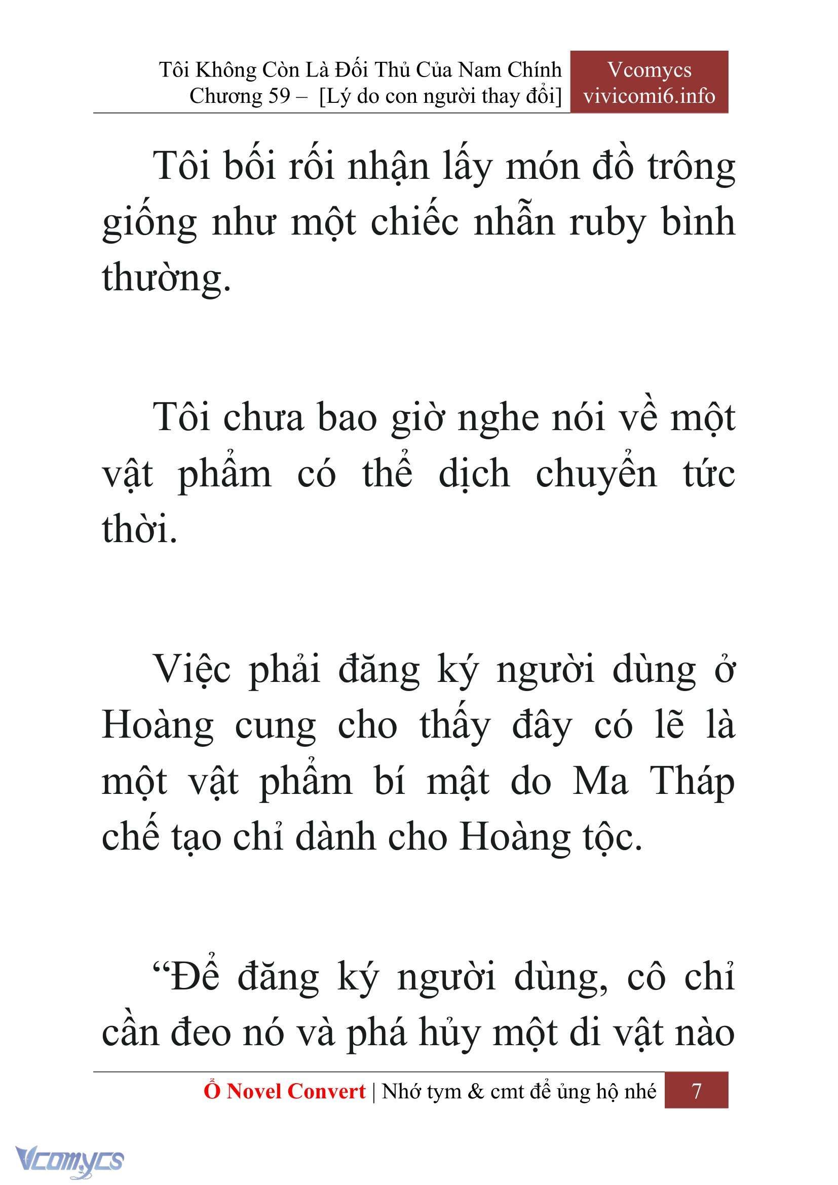 [Novel] Tôi Không Còn Là Đối Thủ Của Nam Chính Chapter  59 - 9