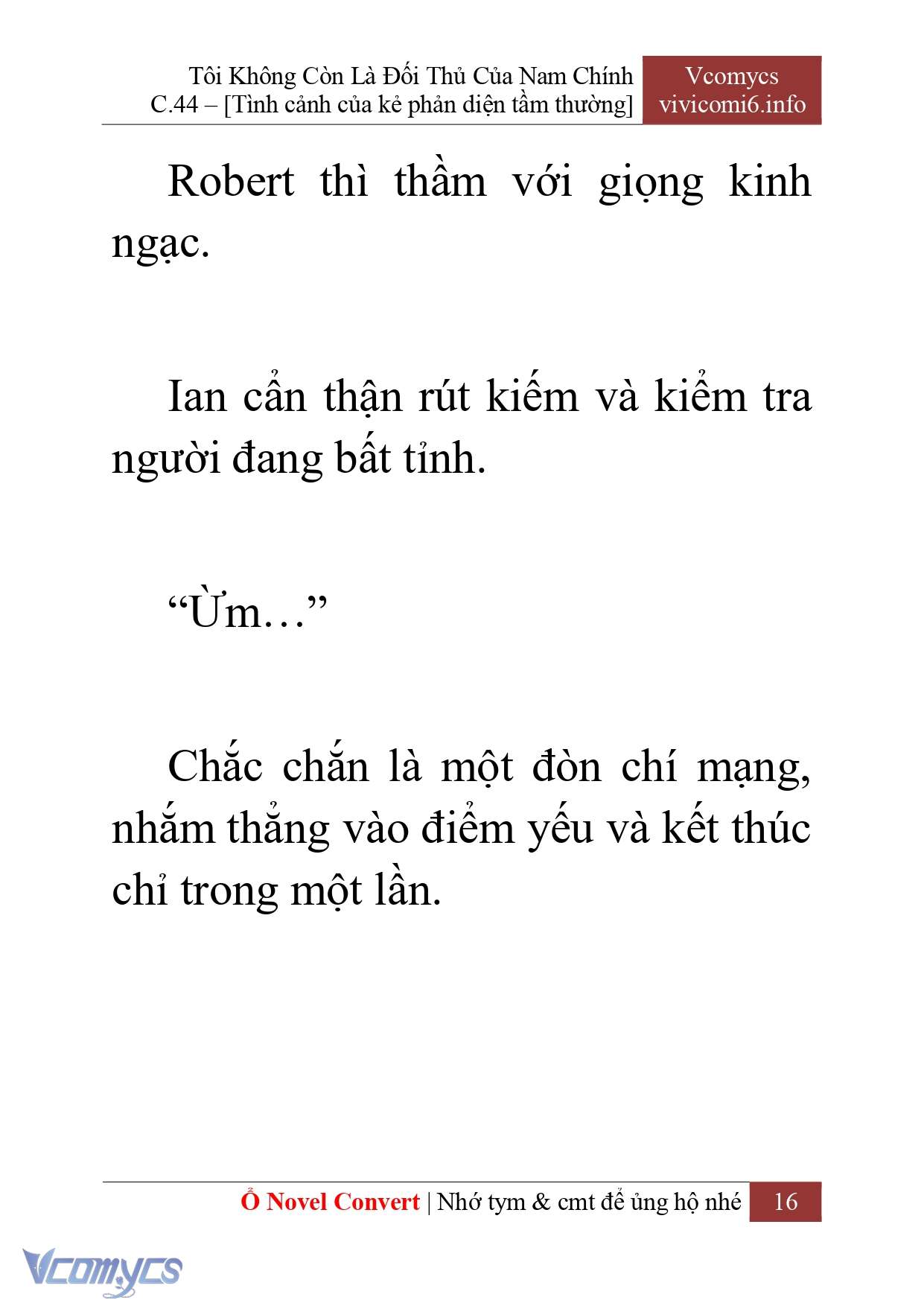 [Novel] Tôi Không Còn Là Đối Thủ Của Nam Chính Chapter  44 - 18