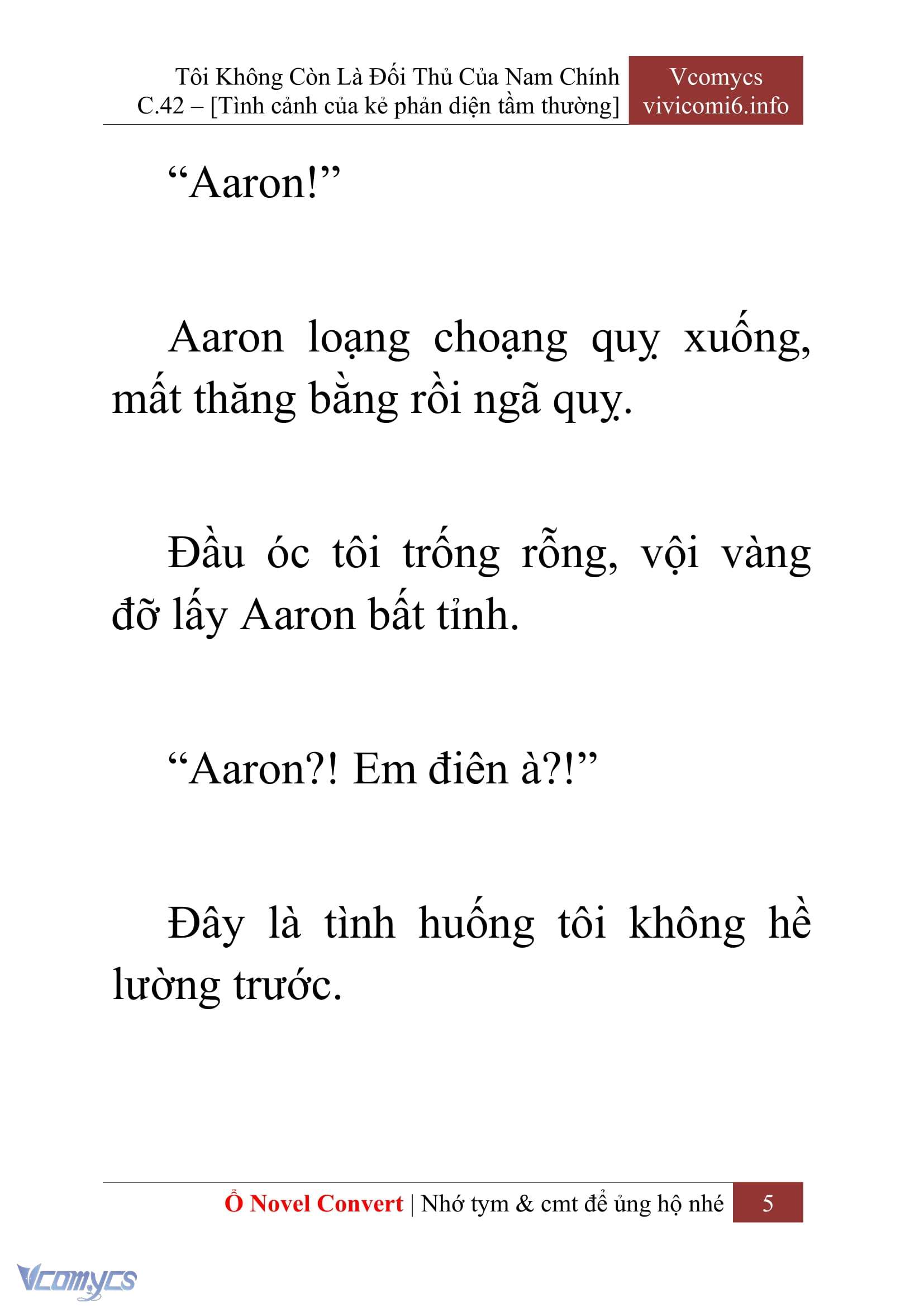 [Novel] Tôi Không Còn Là Đối Thủ Của Nam Chính Chapter  42 - 7