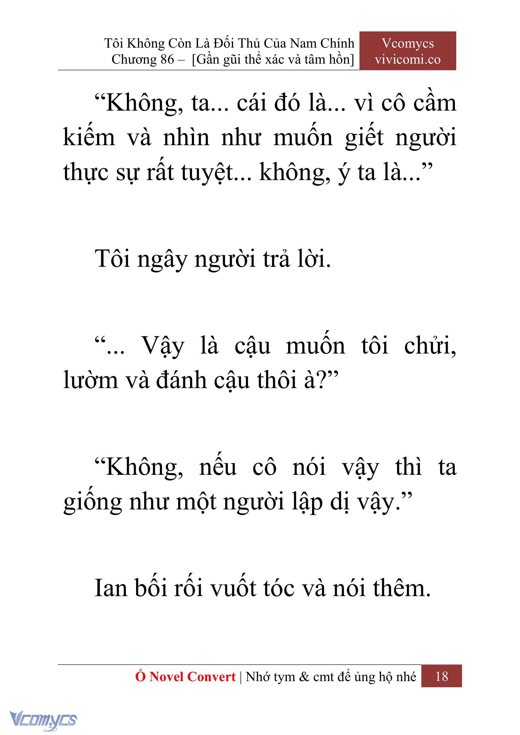 [Novel] Tôi Không Còn Là Đối Thủ Của Nam Chính Chapter  86 - 20