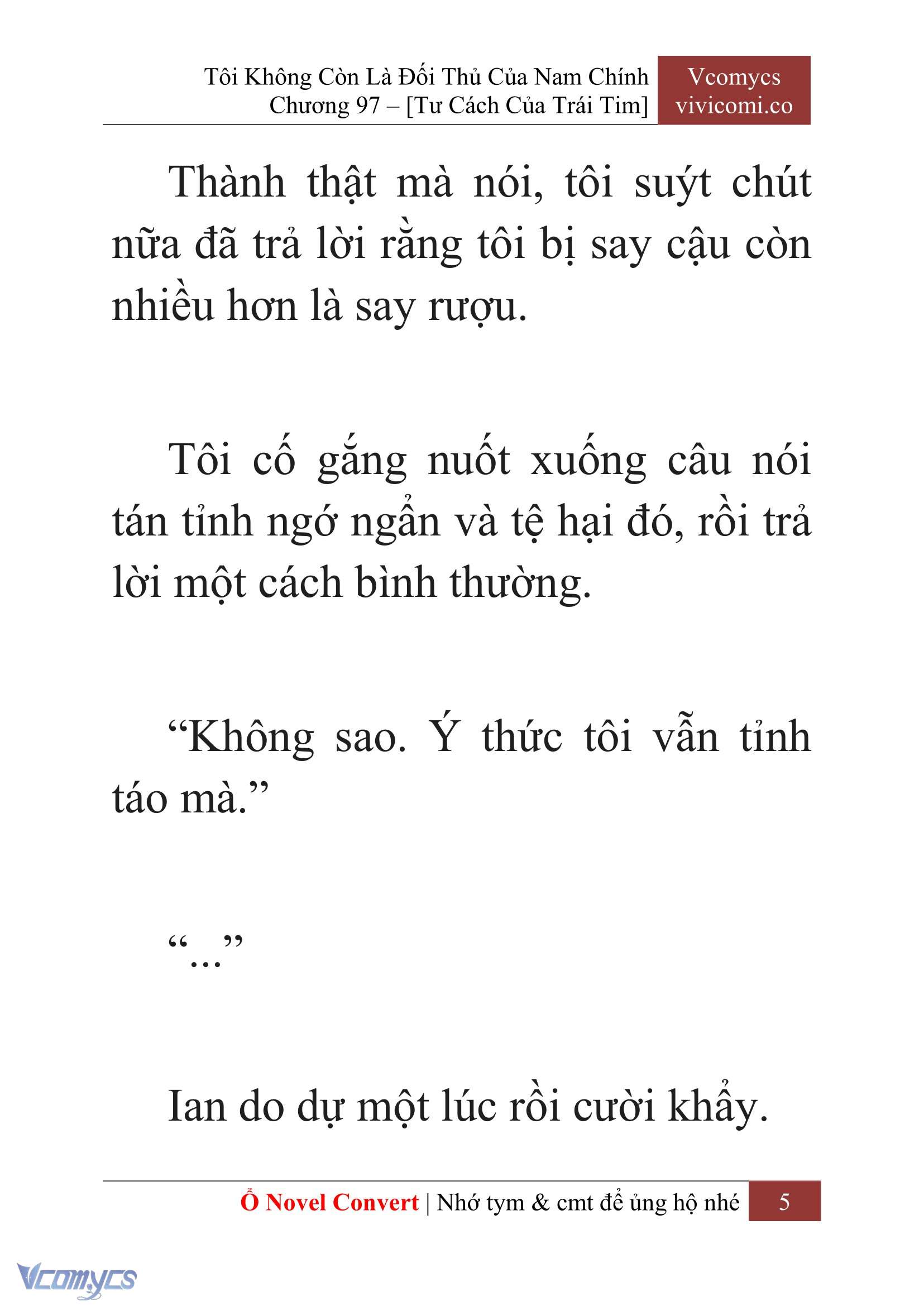 [Novel] Tôi Không Còn Là Đối Thủ Của Nam Chính Chapter  97 - 7
