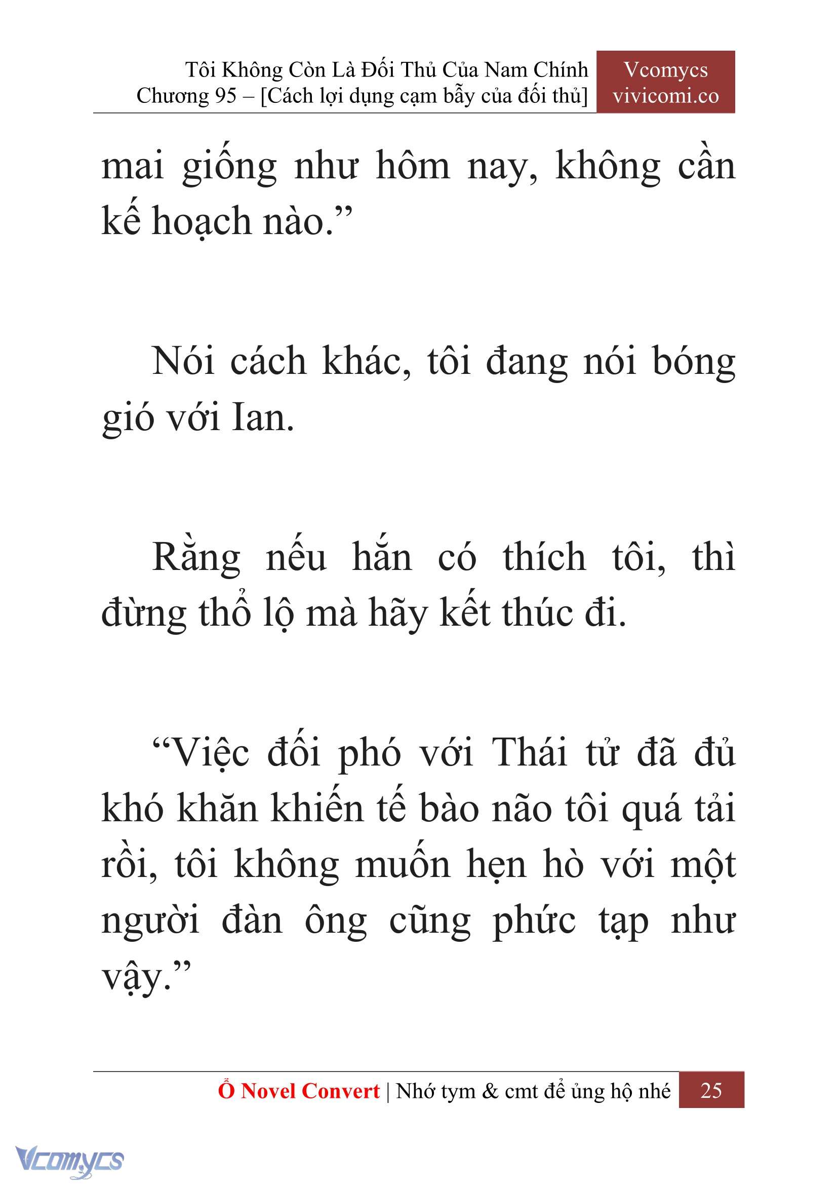 [Novel] Tôi Không Còn Là Đối Thủ Của Nam Chính Chapter  95 - 27