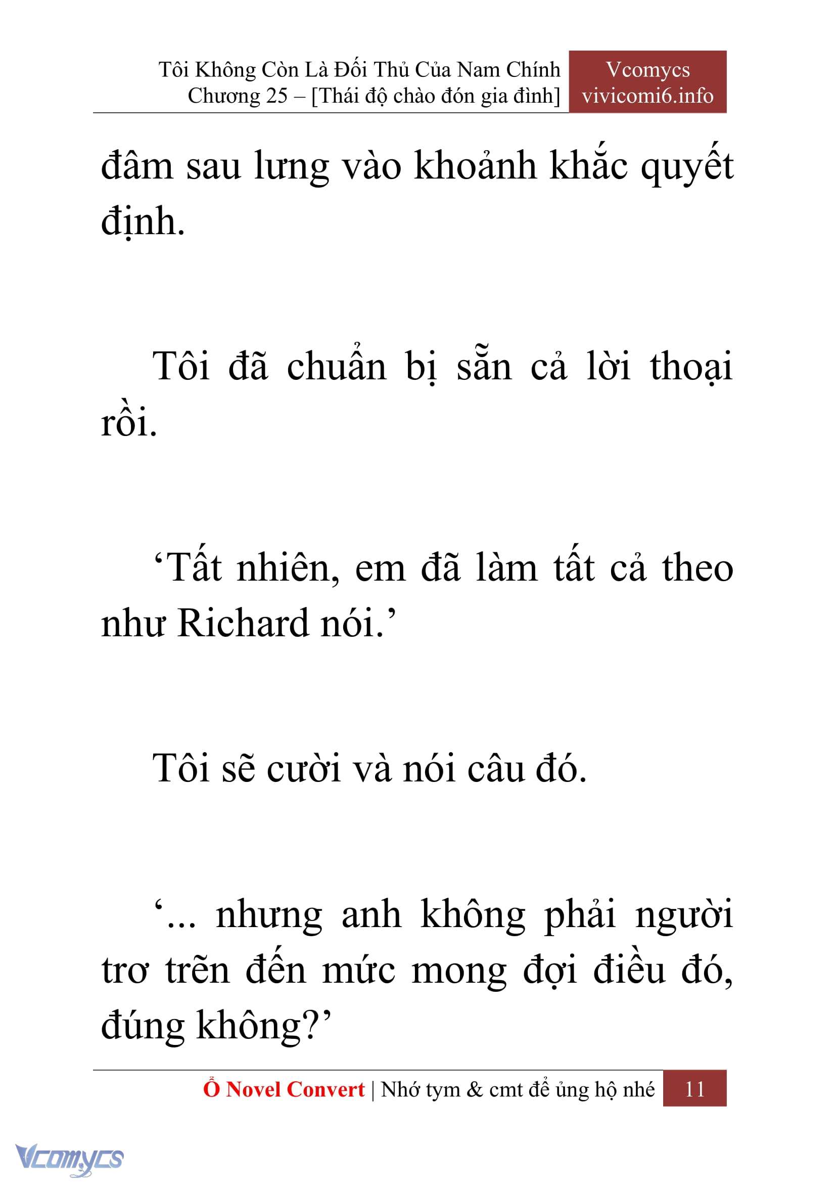 [Novel] Tôi Không Còn Là Đối Thủ Của Nam Chính Chapter  25 - 13