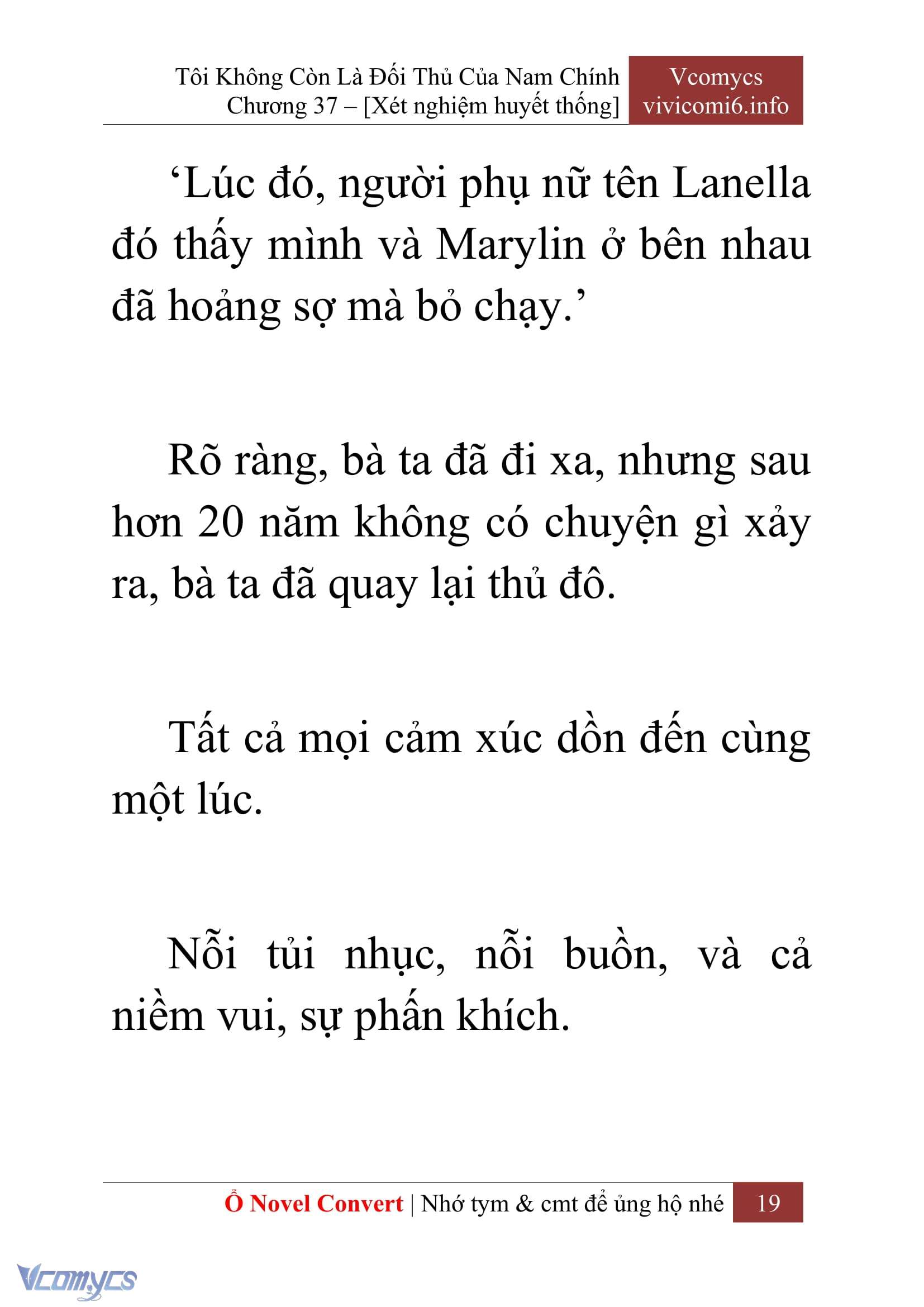[Novel] Tôi Không Còn Là Đối Thủ Của Nam Chính Chapter  37 - 21