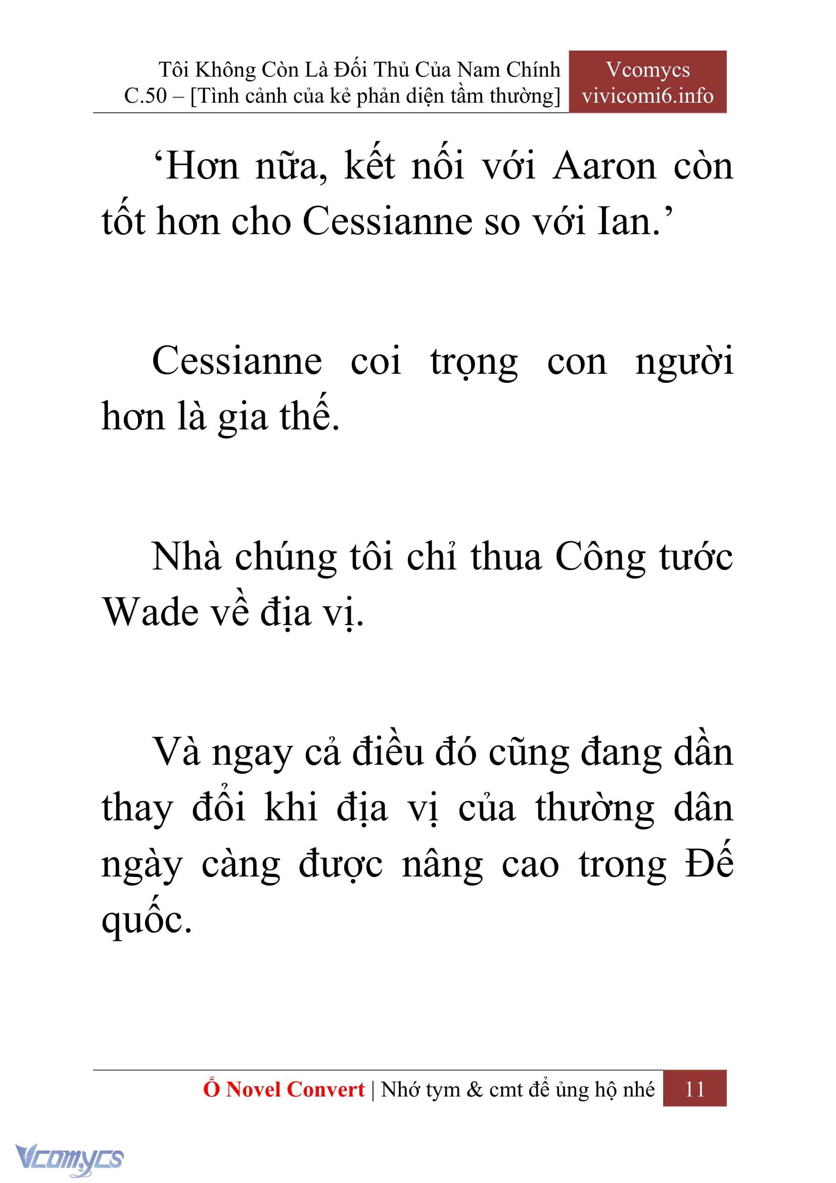 [Novel] Tôi Không Còn Là Đối Thủ Của Nam Chính Chapter  50 - 13