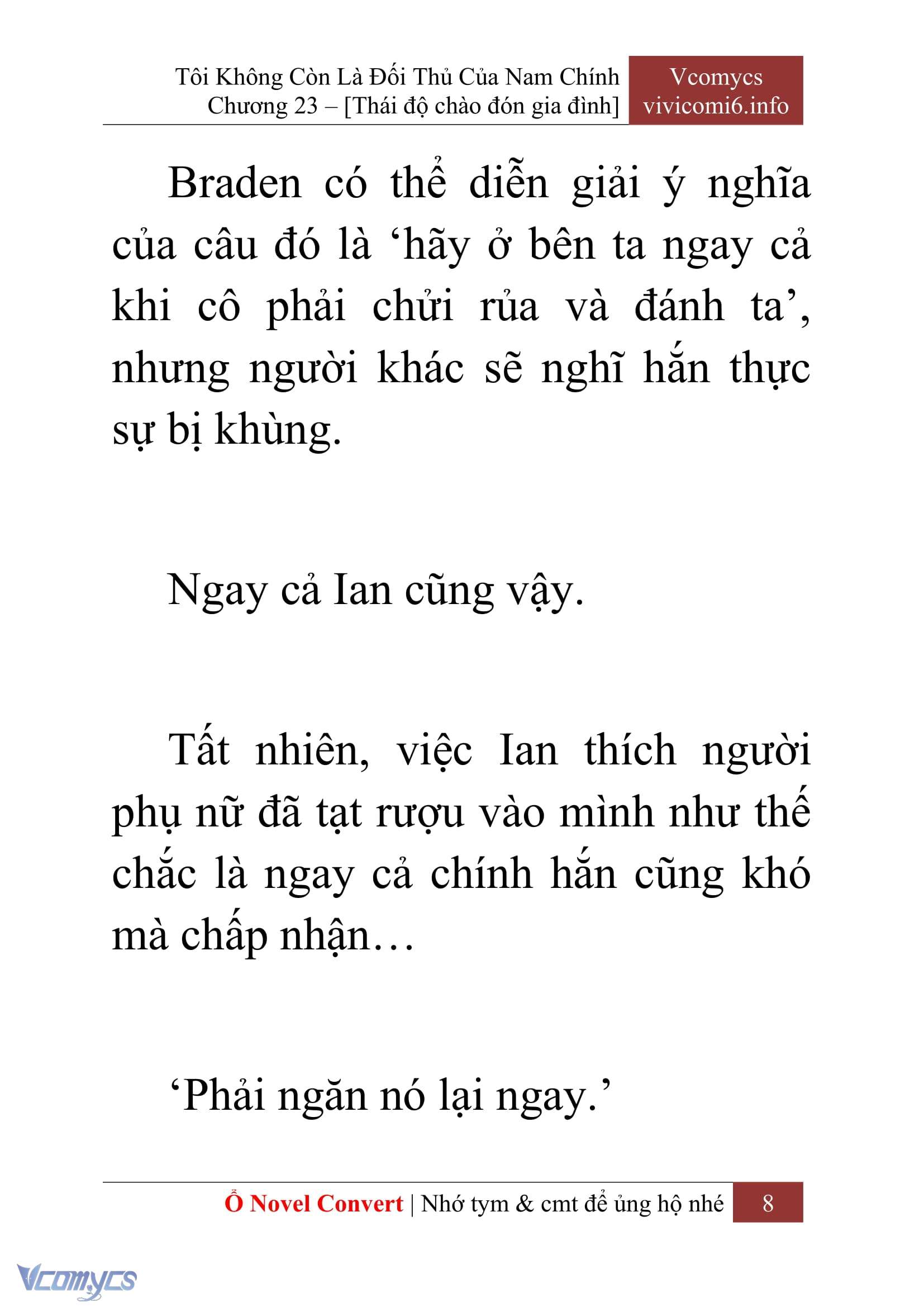 [Novel] Tôi Không Còn Là Đối Thủ Của Nam Chính Chapter  23 - 10