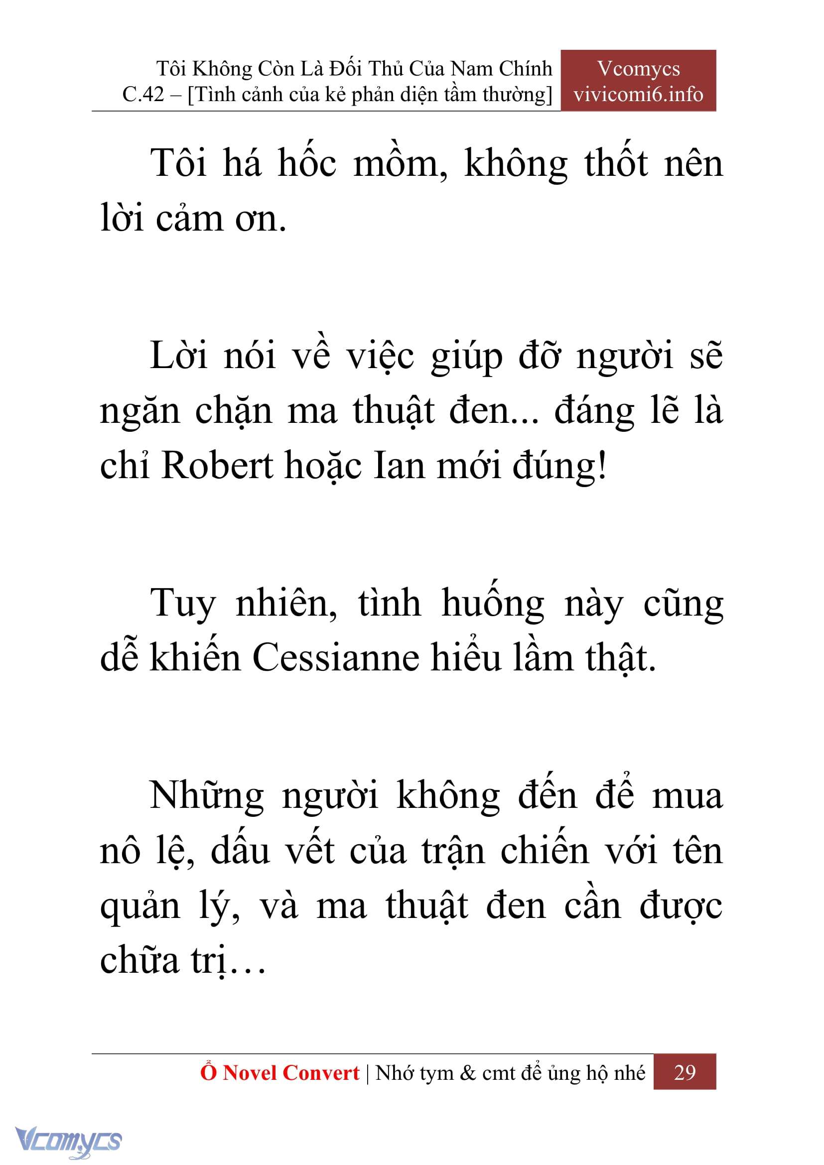[Novel] Tôi Không Còn Là Đối Thủ Của Nam Chính Chapter  42 - 31