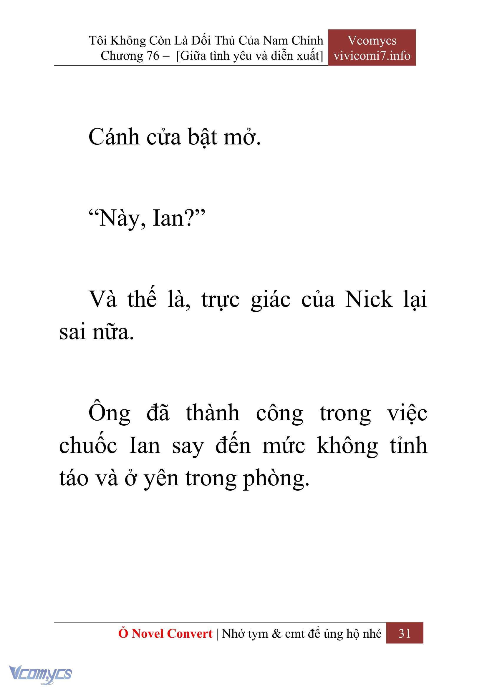 [Novel] Tôi Không Còn Là Đối Thủ Của Nam Chính Chapter  76 - 33