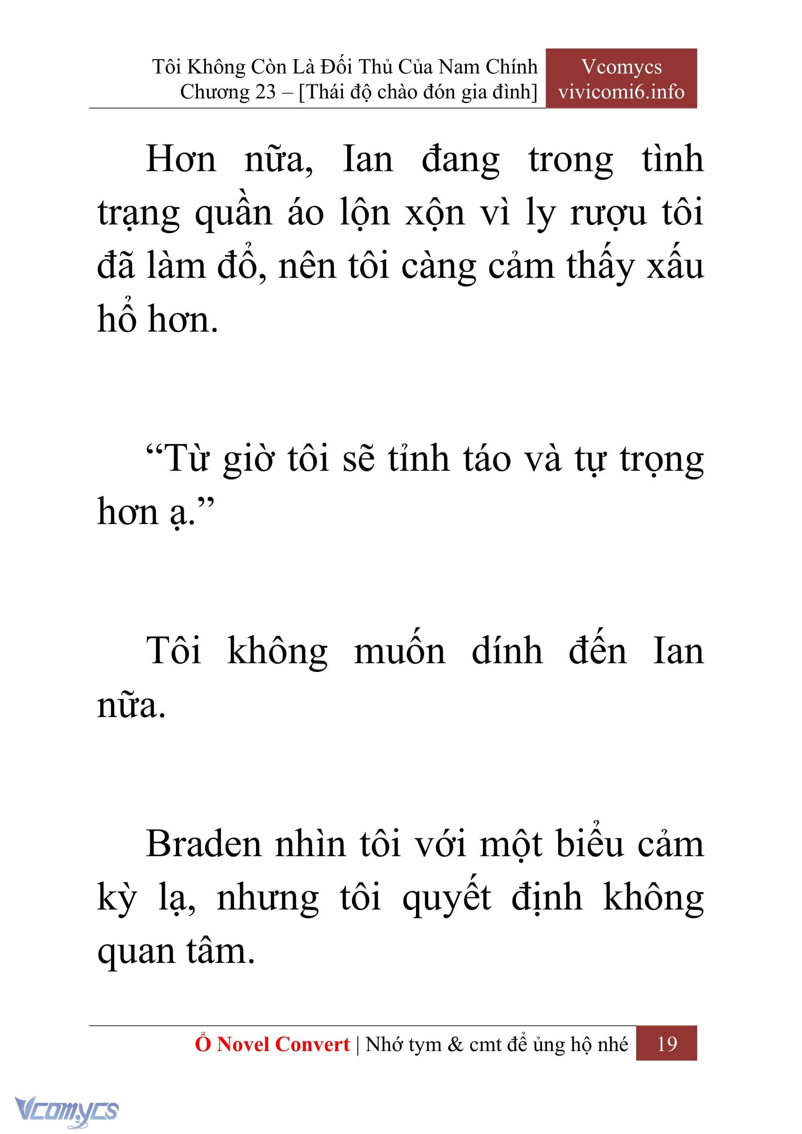 [Novel] Tôi Không Còn Là Đối Thủ Của Nam Chính Chapter  23 - 21