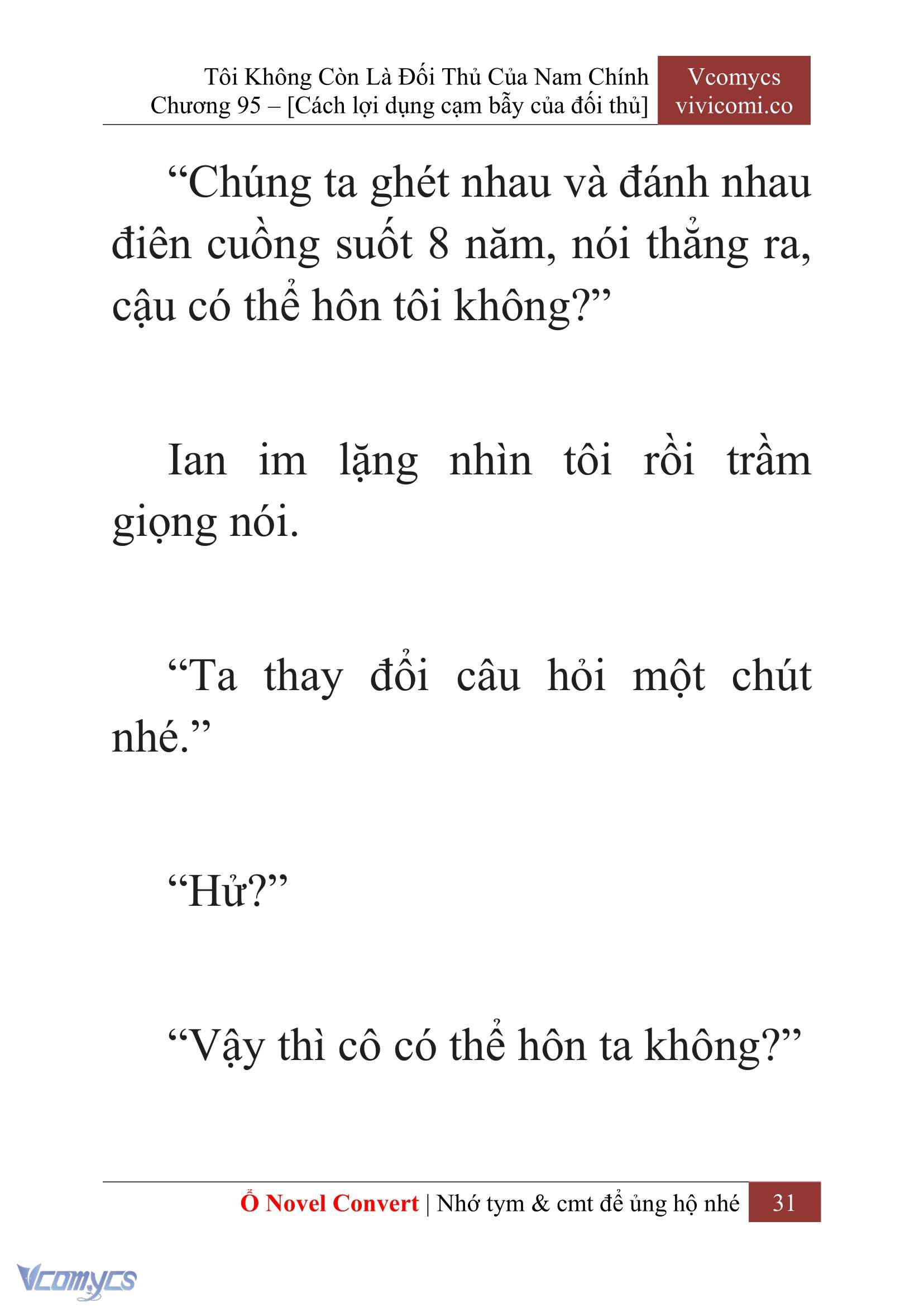 [Novel] Tôi Không Còn Là Đối Thủ Của Nam Chính Chapter  95 - 33