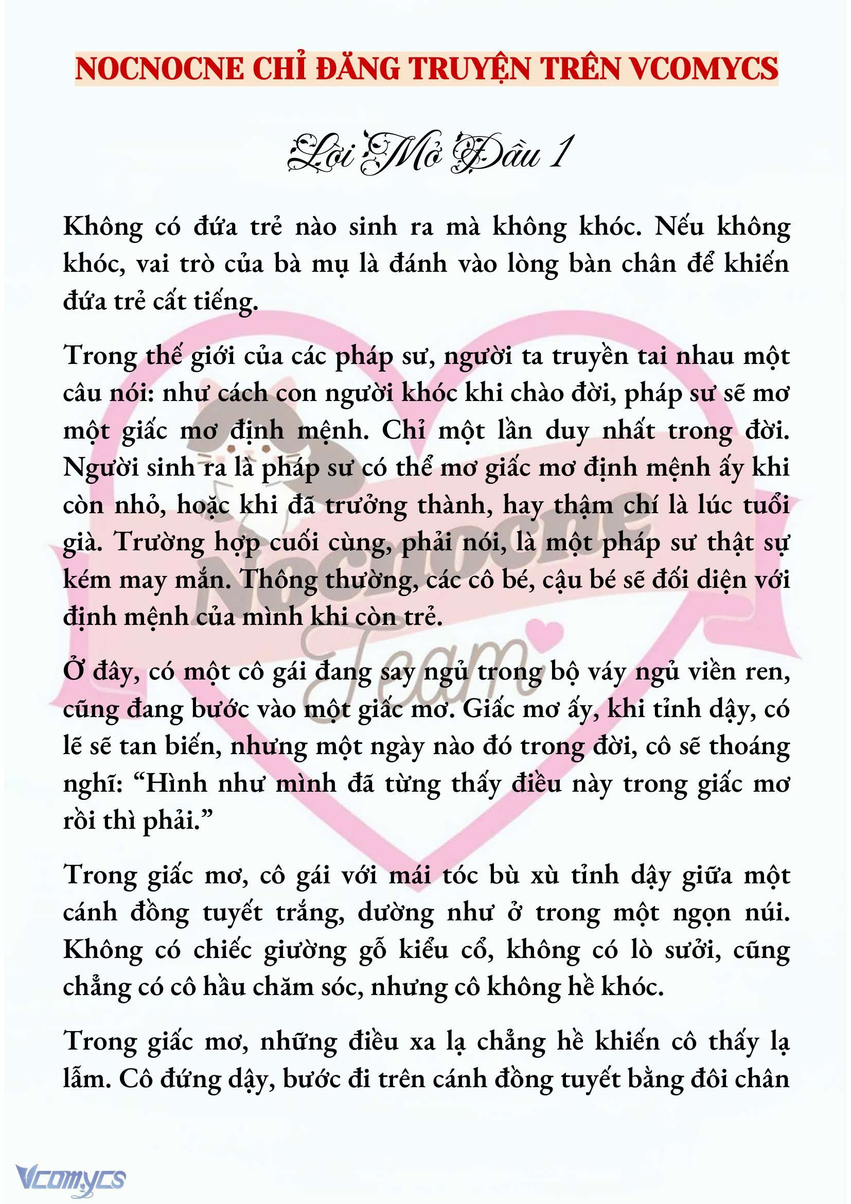 [NOVEL] CÁ RỪNG KHÔN NGOAN Chapter  0.1 - 2