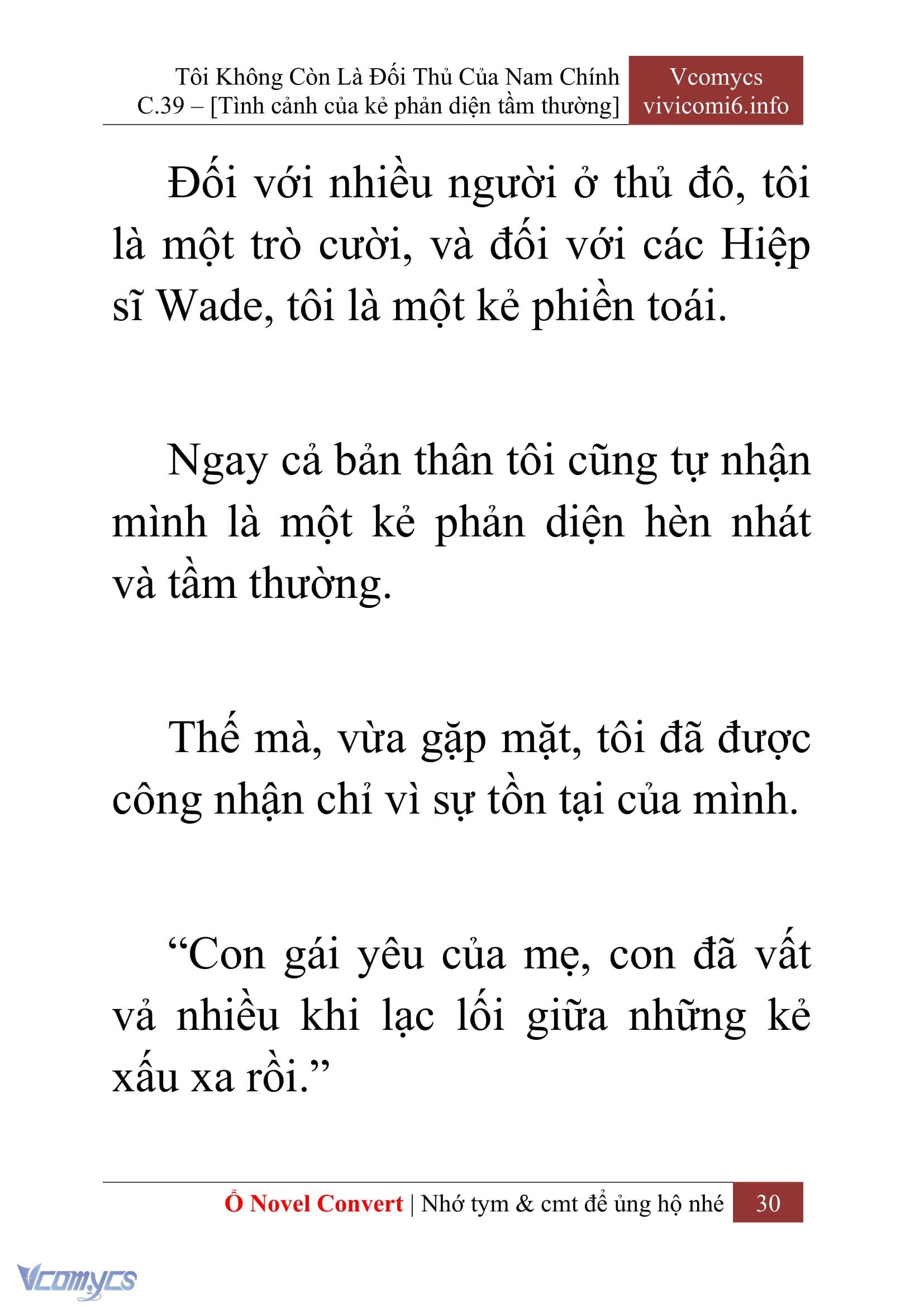 [Novel] Tôi Không Còn Là Đối Thủ Của Nam Chính Chapter  39 - 32