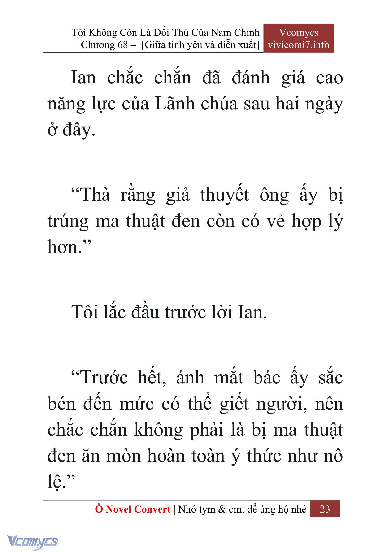[Novel] Tôi Không Còn Là Đối Thủ Của Nam Chính Chapter  68 - 25