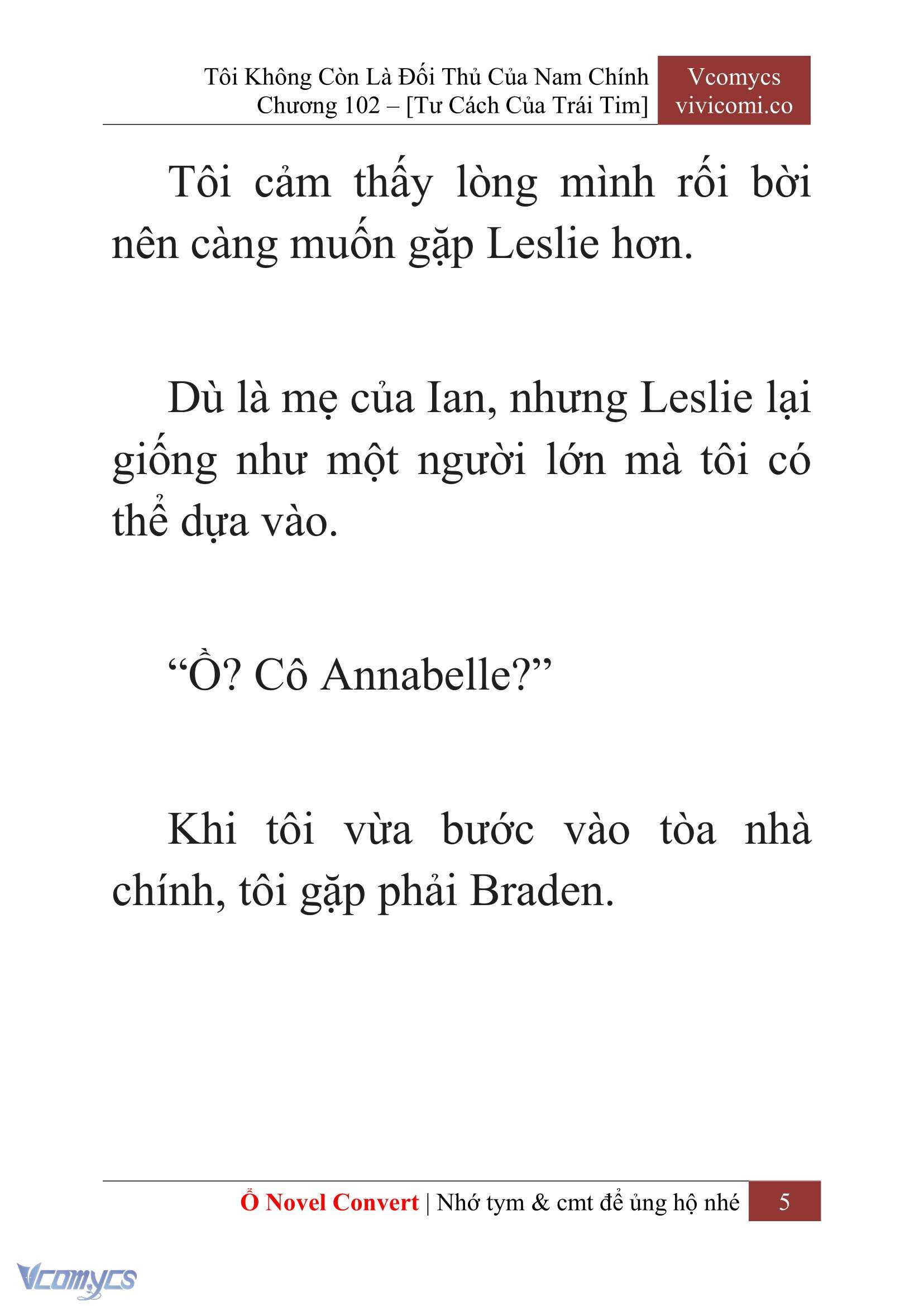 [Novel] Tôi Không Còn Là Đối Thủ Của Nam Chính Chapter  102 - 7