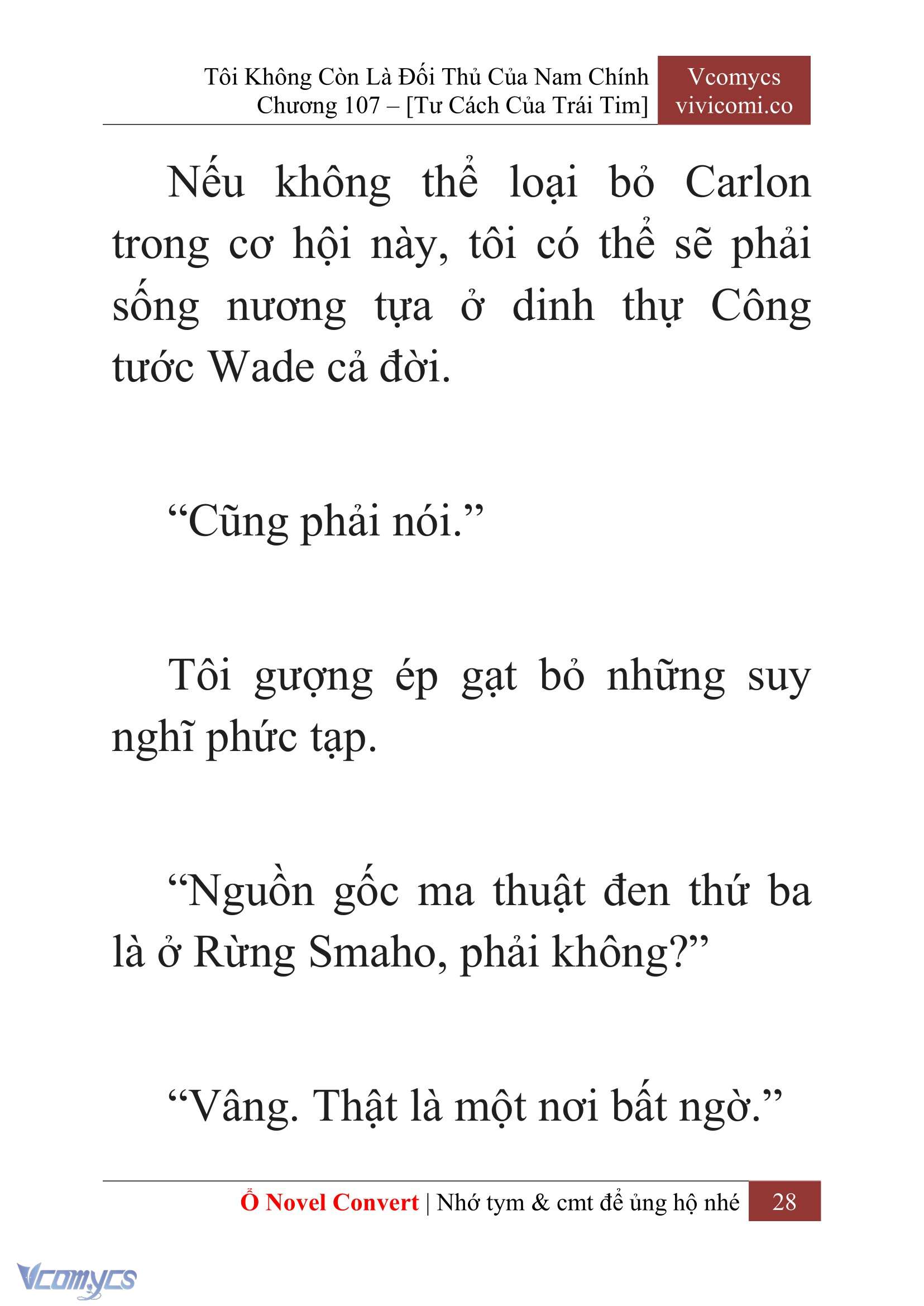 [Novel] Tôi Không Còn Là Đối Thủ Của Nam Chính Chapter  107 - 30
