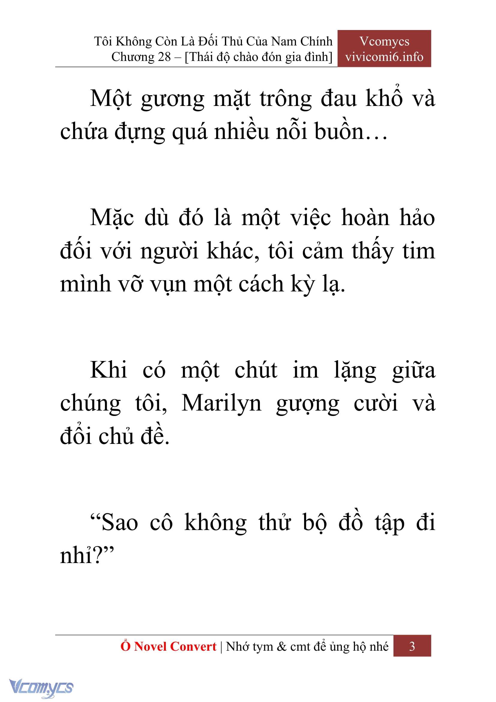 [Novel] Tôi Không Còn Là Đối Thủ Của Nam Chính Chapter  28 - 5
