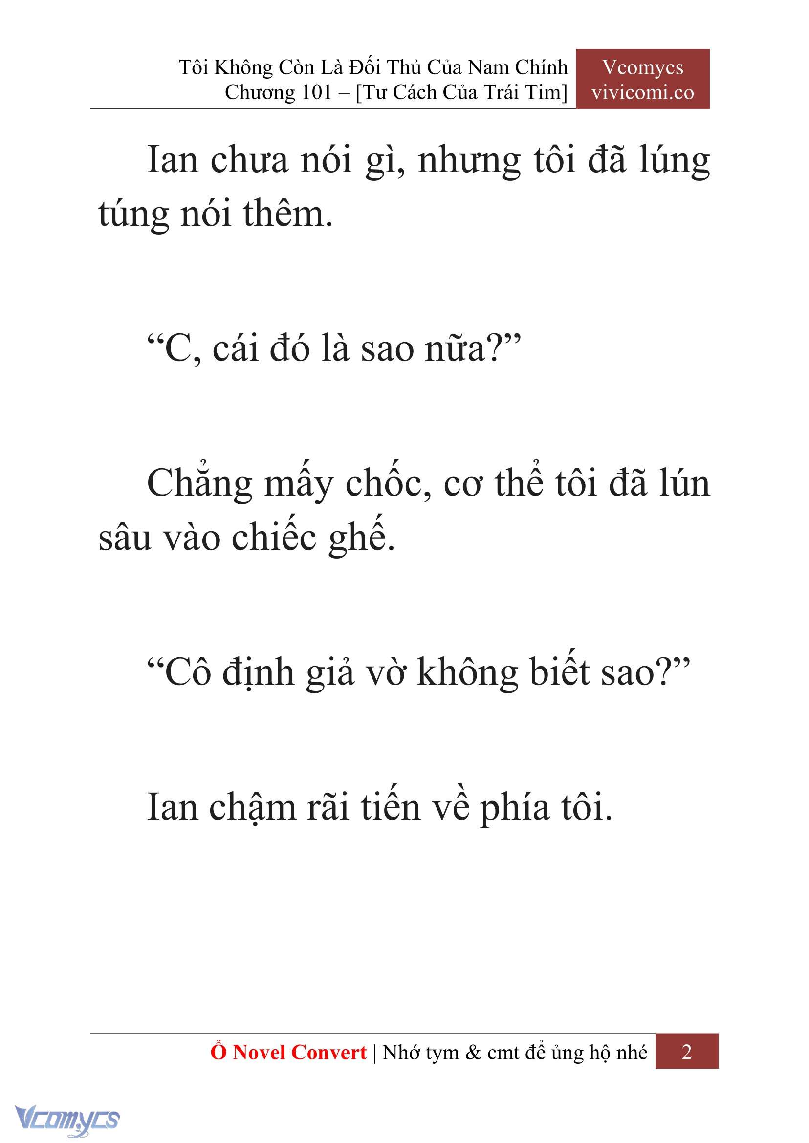 [Novel] Tôi Không Còn Là Đối Thủ Của Nam Chính Chapter  101 - 4