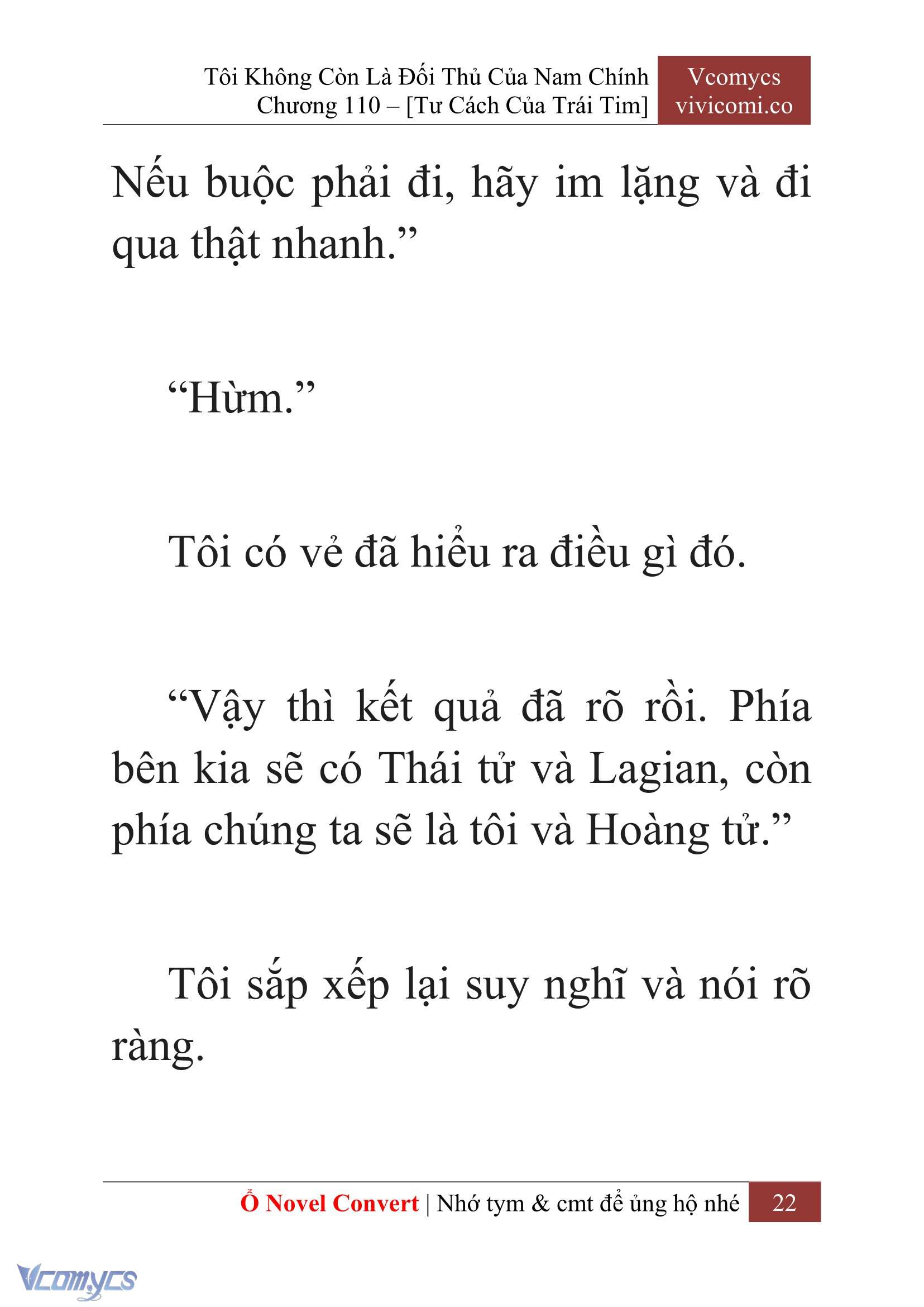 [Novel] Tôi Không Còn Là Đối Thủ Của Nam Chính Chapter  110 - 24