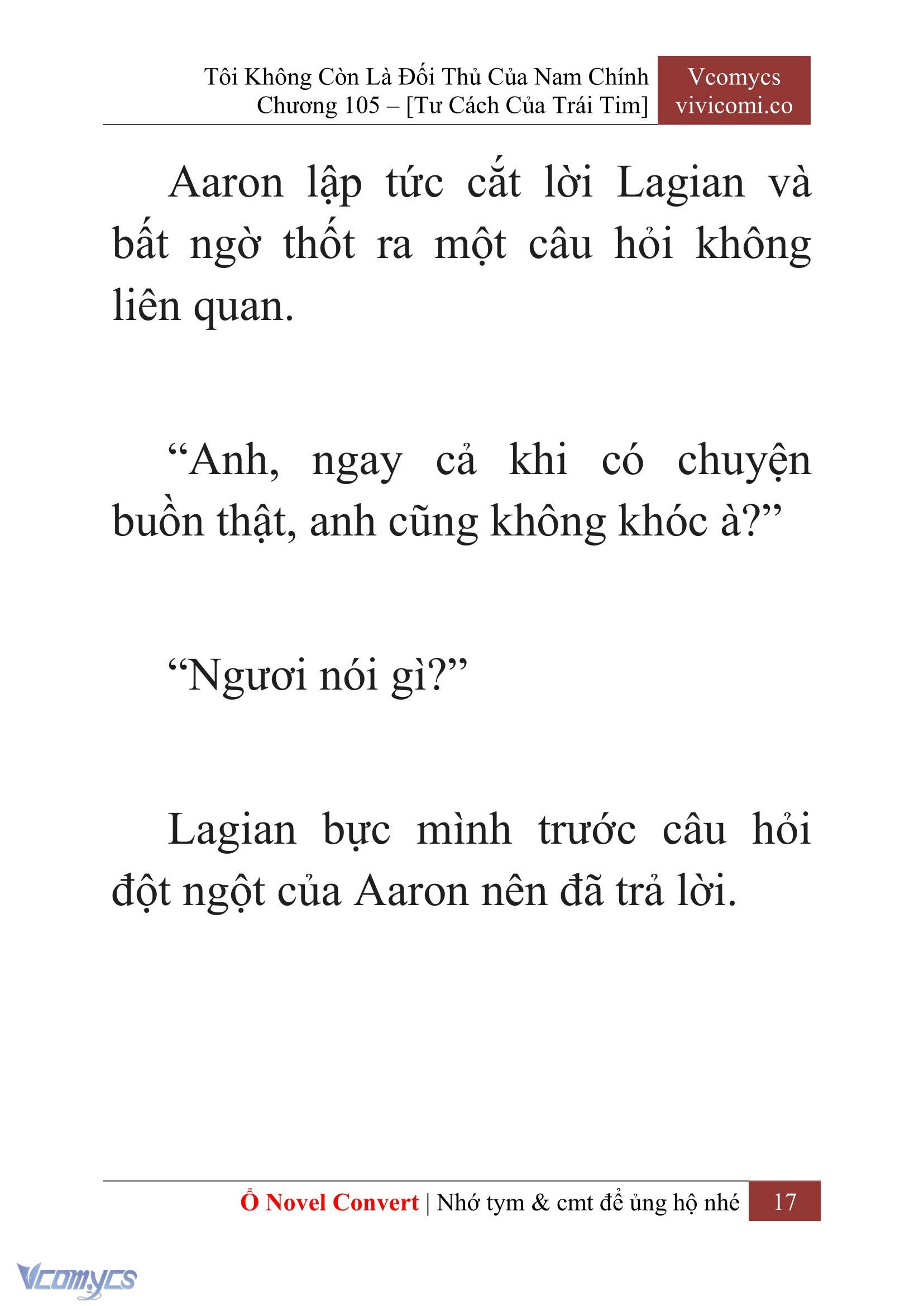 [Novel] Tôi Không Còn Là Đối Thủ Của Nam Chính Chapter  105 - 19
