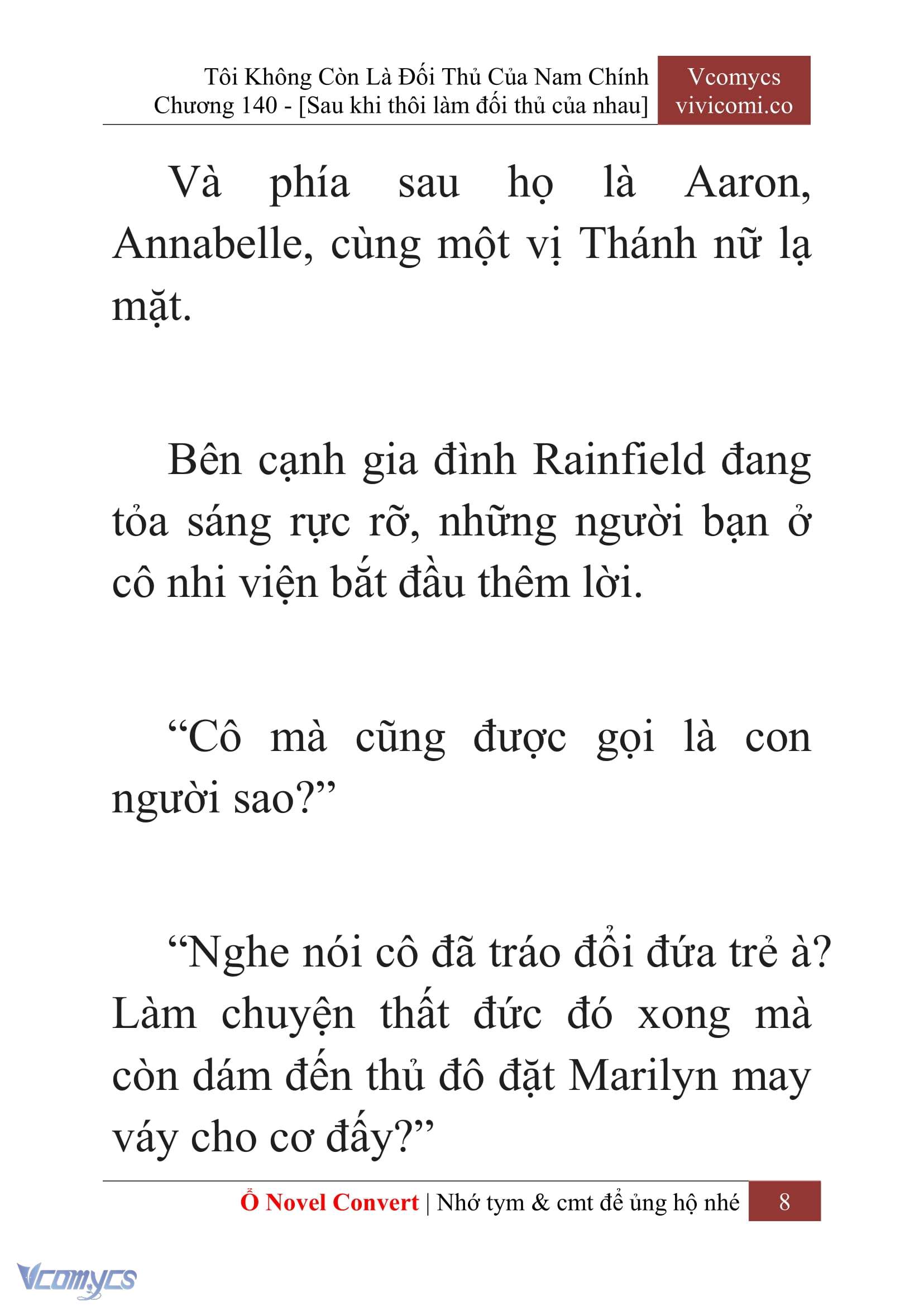 [Novel] Tôi Không Còn Là Đối Thủ Của Nam Chính Chapter  140 - 10