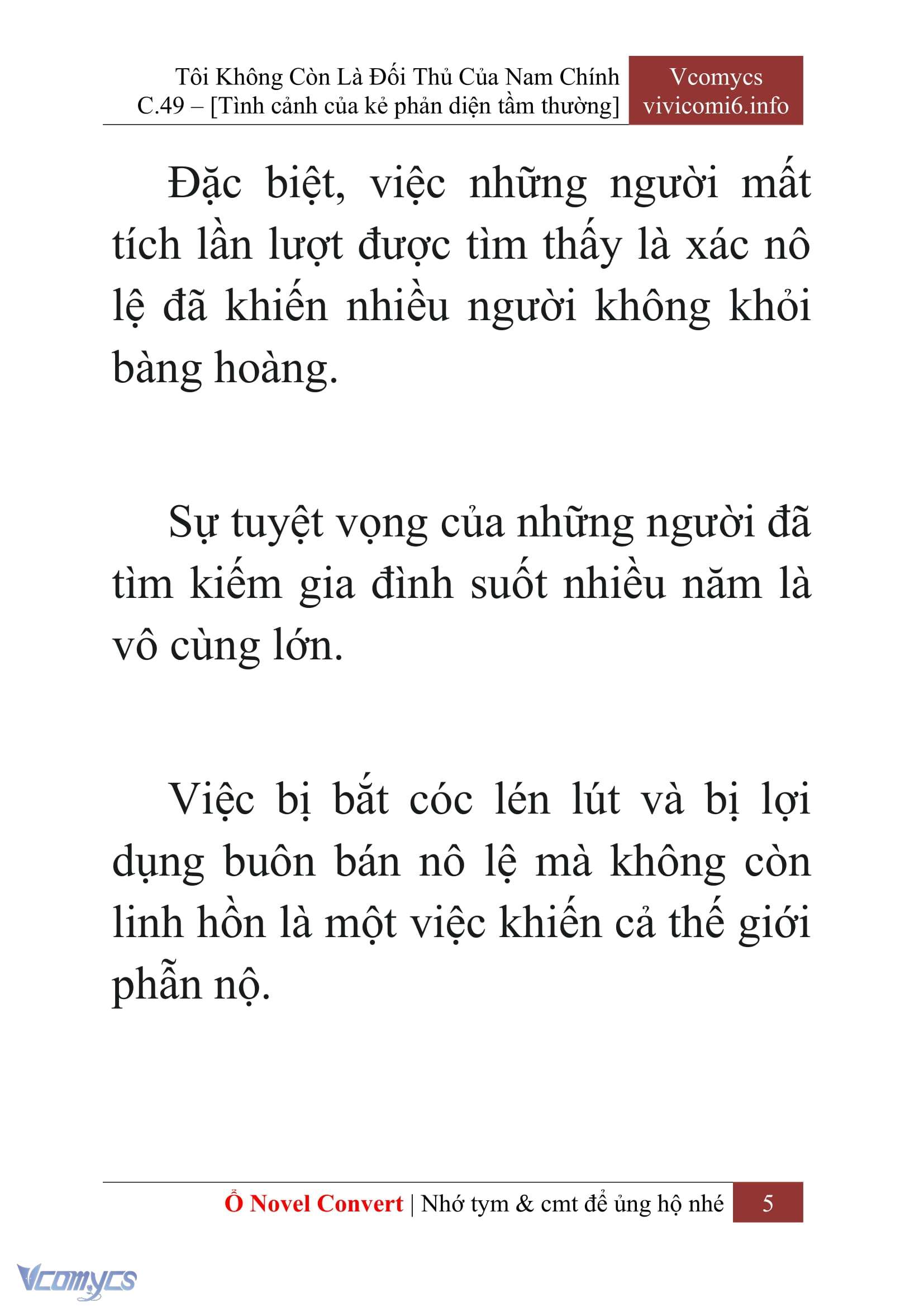 [Novel] Tôi Không Còn Là Đối Thủ Của Nam Chính Chapter  49 - 7