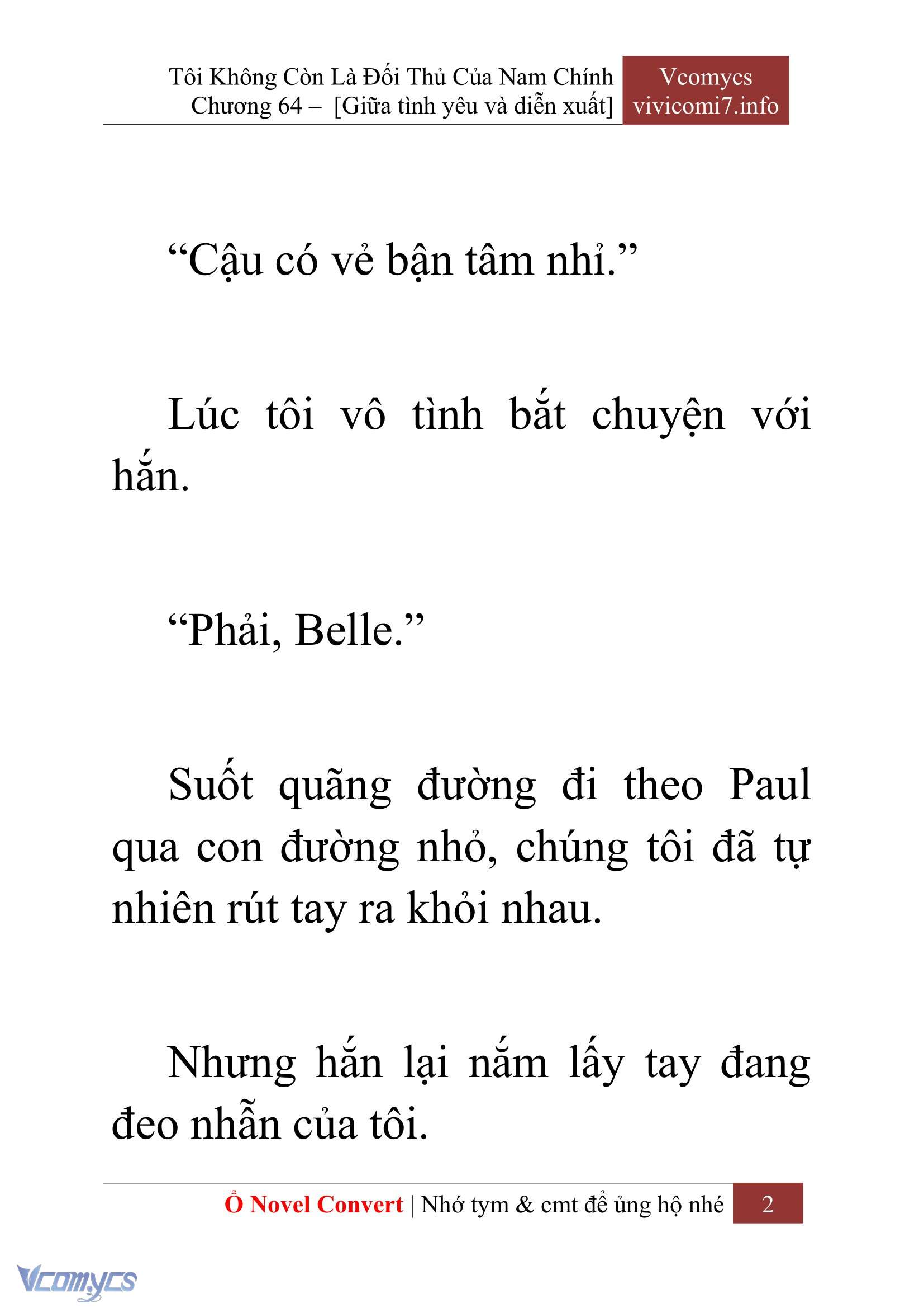 [Novel] Tôi Không Còn Là Đối Thủ Của Nam Chính Chapter  64 - 4