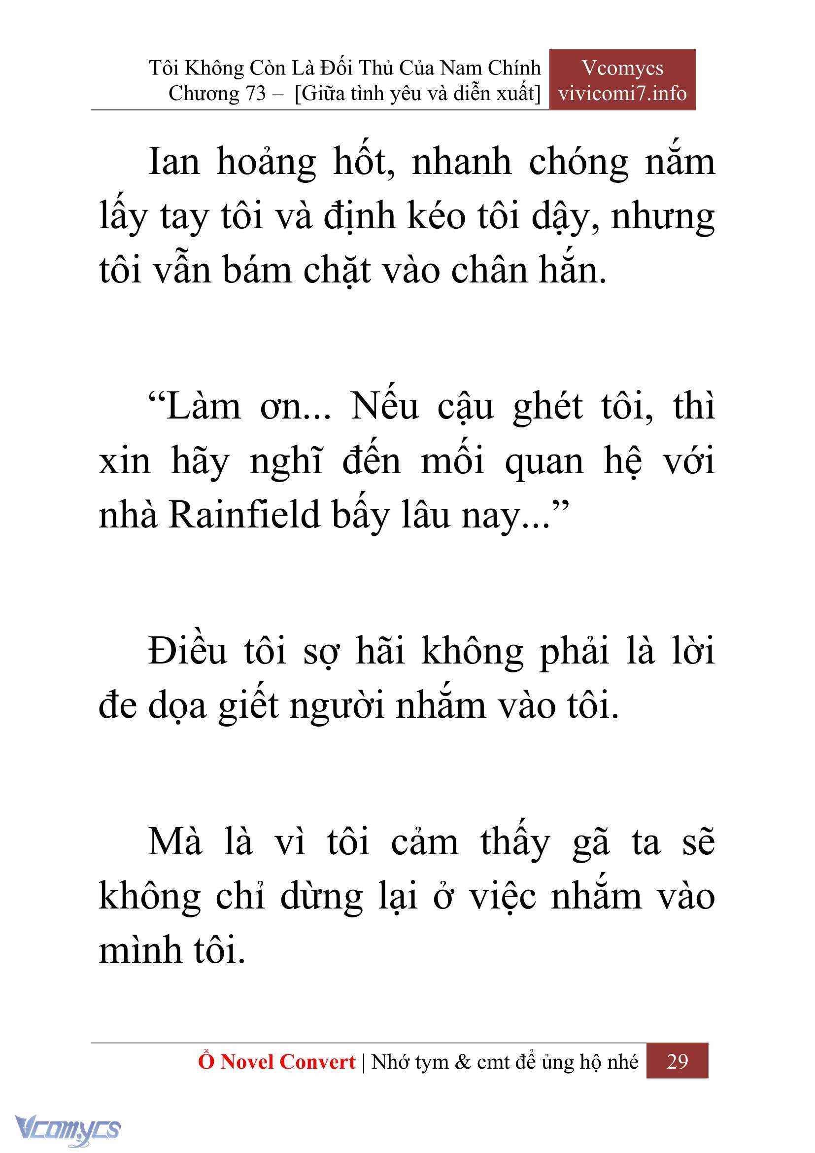 [Novel] Tôi Không Còn Là Đối Thủ Của Nam Chính Chapter  73 - 31