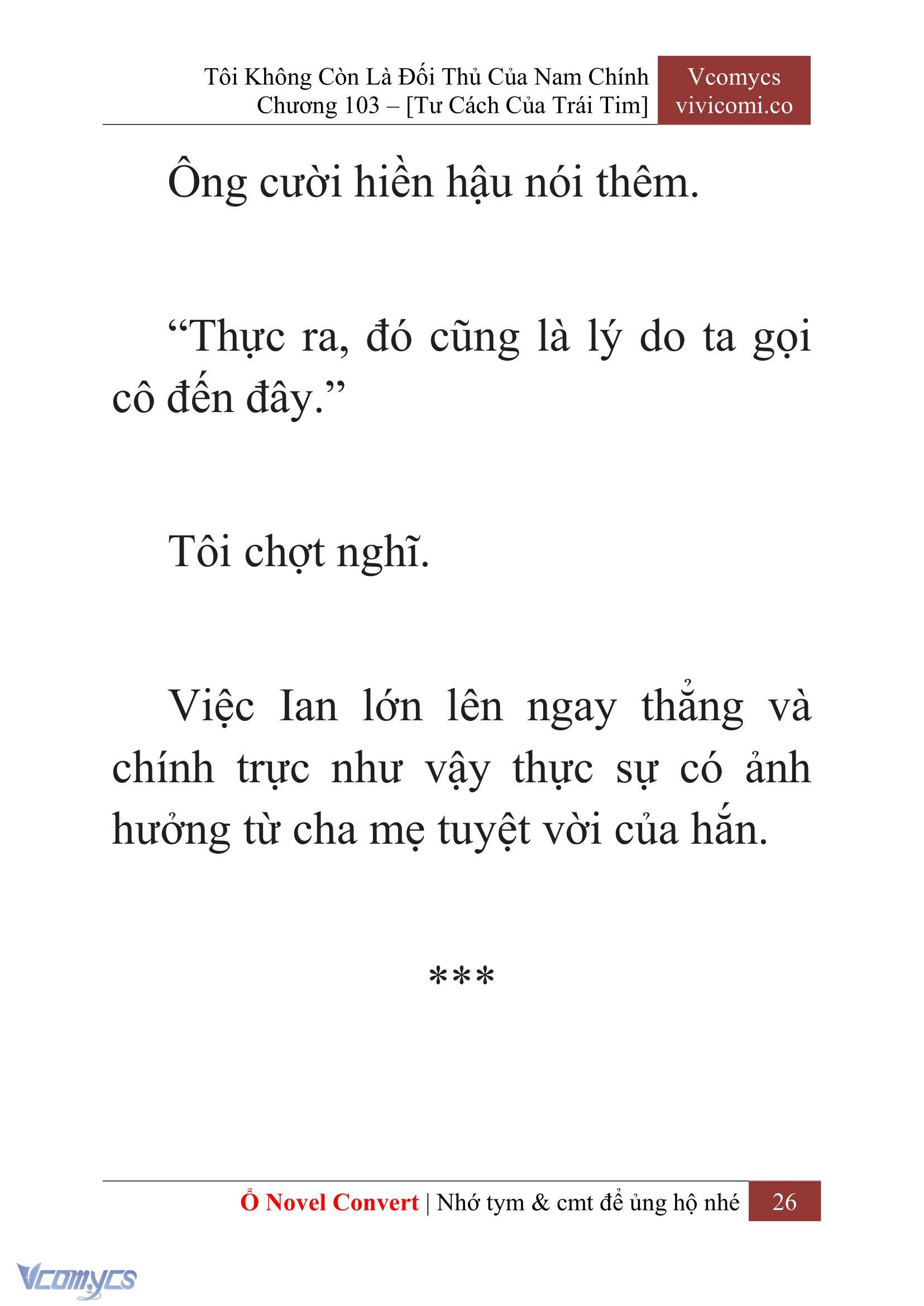 [Novel] Tôi Không Còn Là Đối Thủ Của Nam Chính Chapter  103 - 28