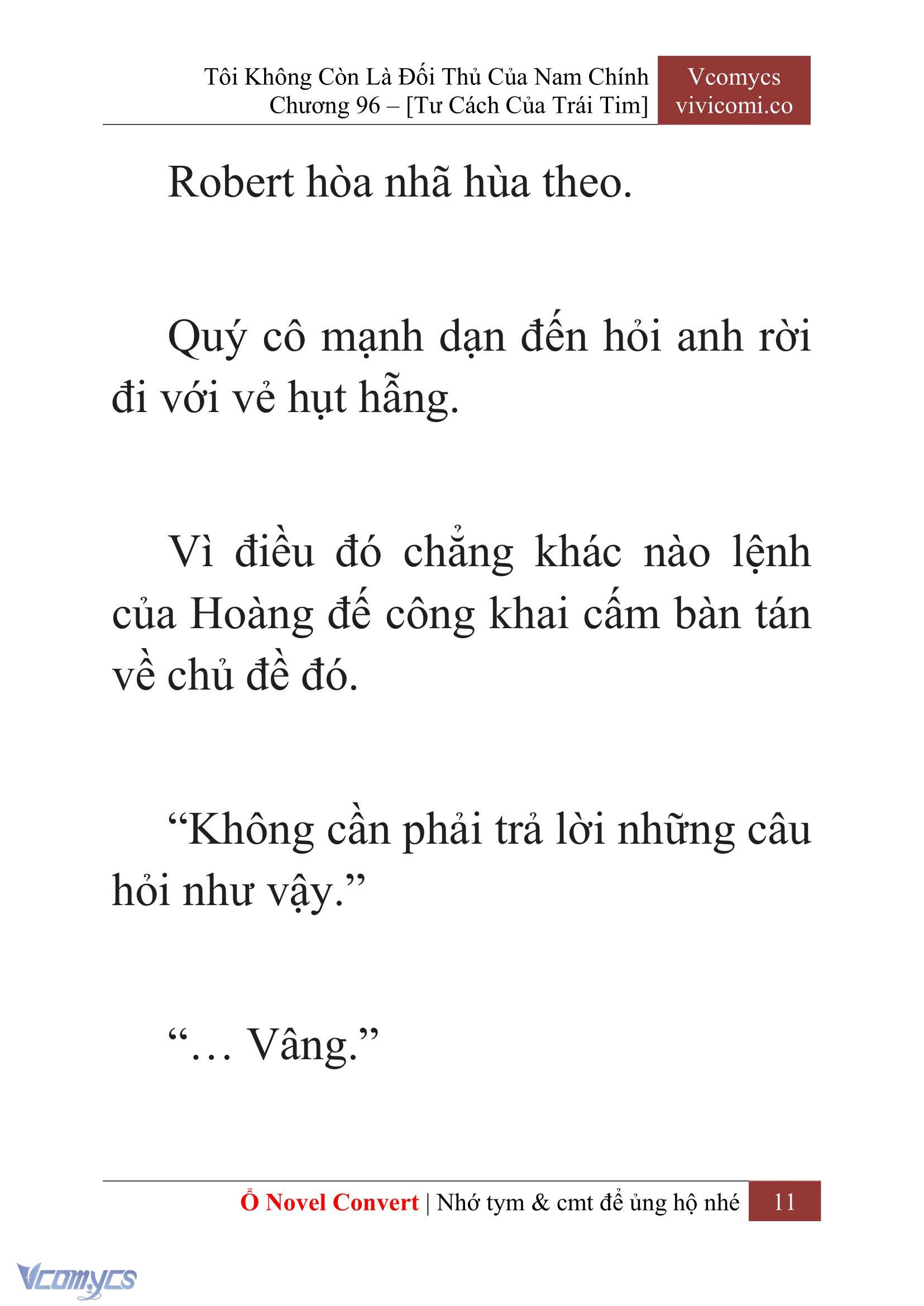 [Novel] Tôi Không Còn Là Đối Thủ Của Nam Chính Chapter  96 - 13