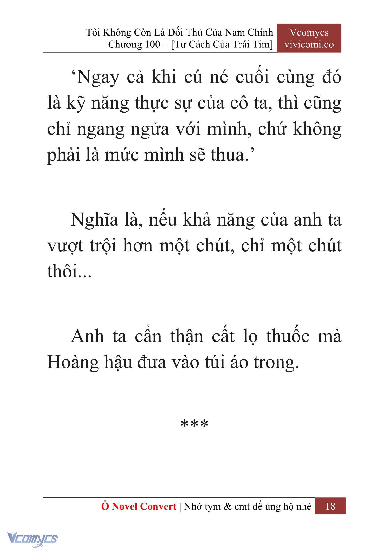 [Novel] Tôi Không Còn Là Đối Thủ Của Nam Chính Chapter  100 - 20