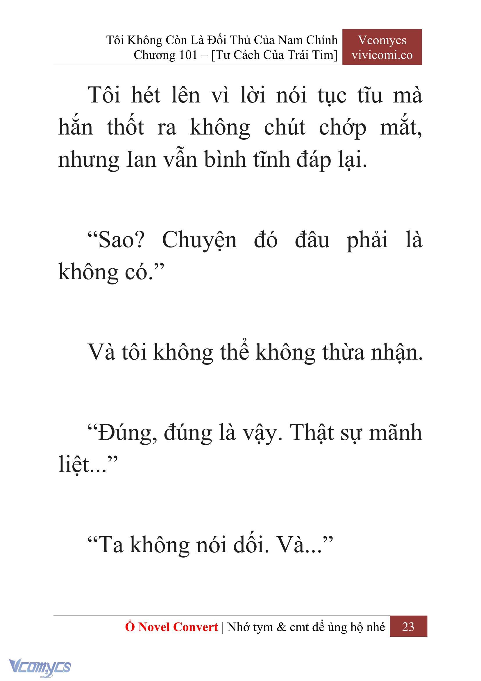 [Novel] Tôi Không Còn Là Đối Thủ Của Nam Chính Chapter  101 - 25