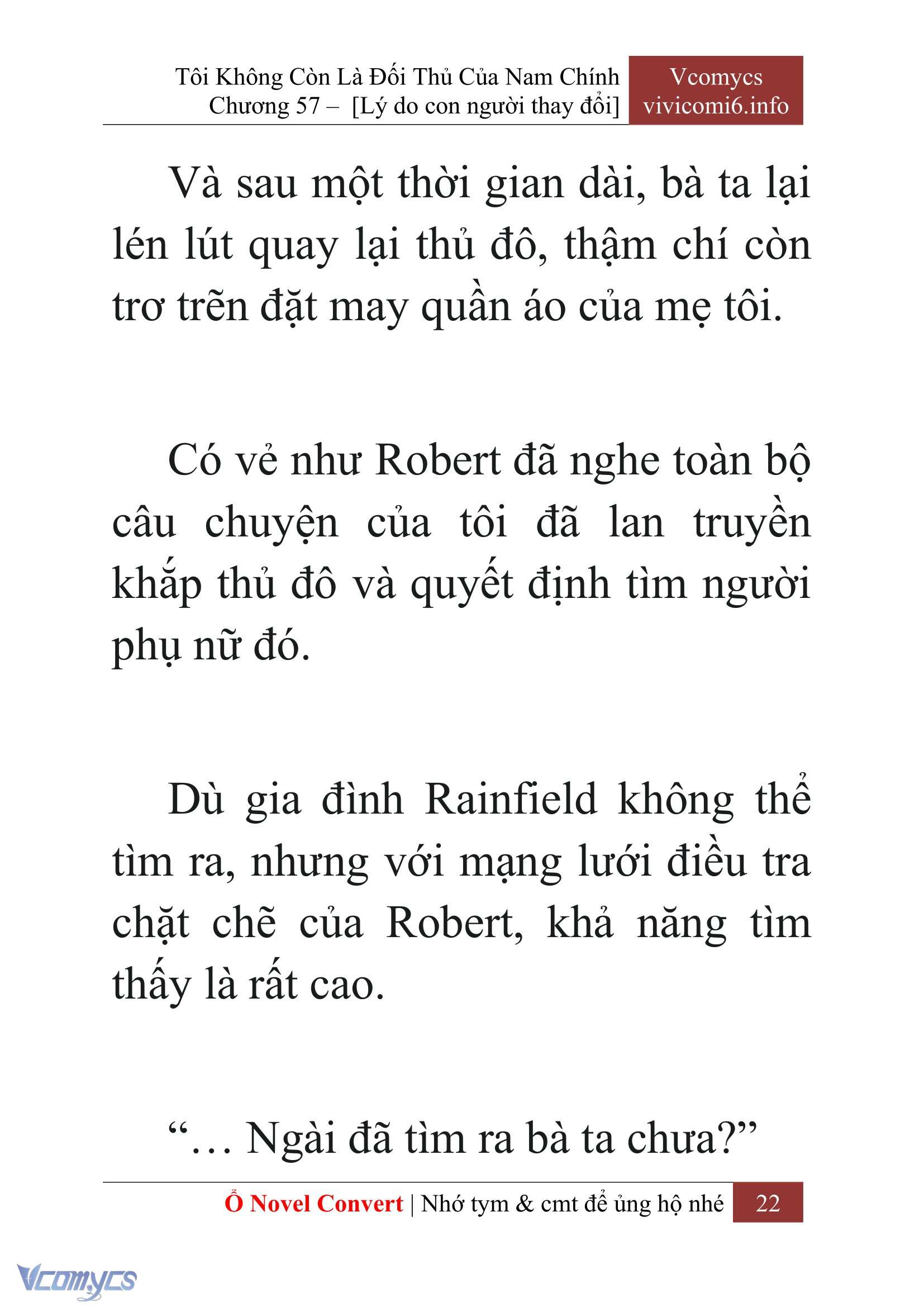 [Novel] Tôi Không Còn Là Đối Thủ Của Nam Chính Chapter  57 - 24