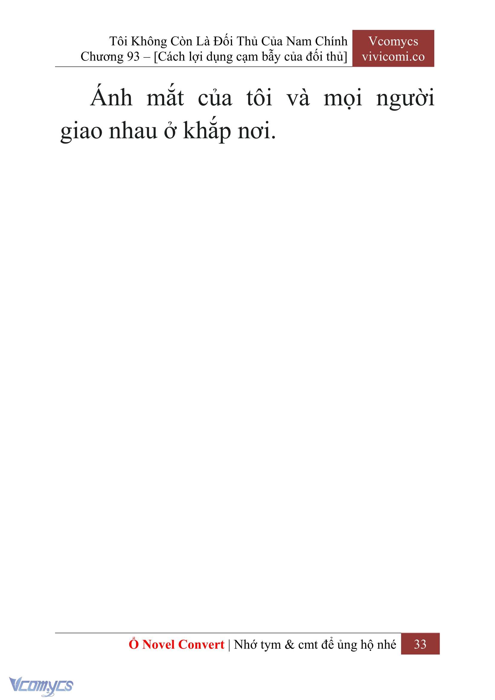 [Novel] Tôi Không Còn Là Đối Thủ Của Nam Chính Chapter  93 - 35