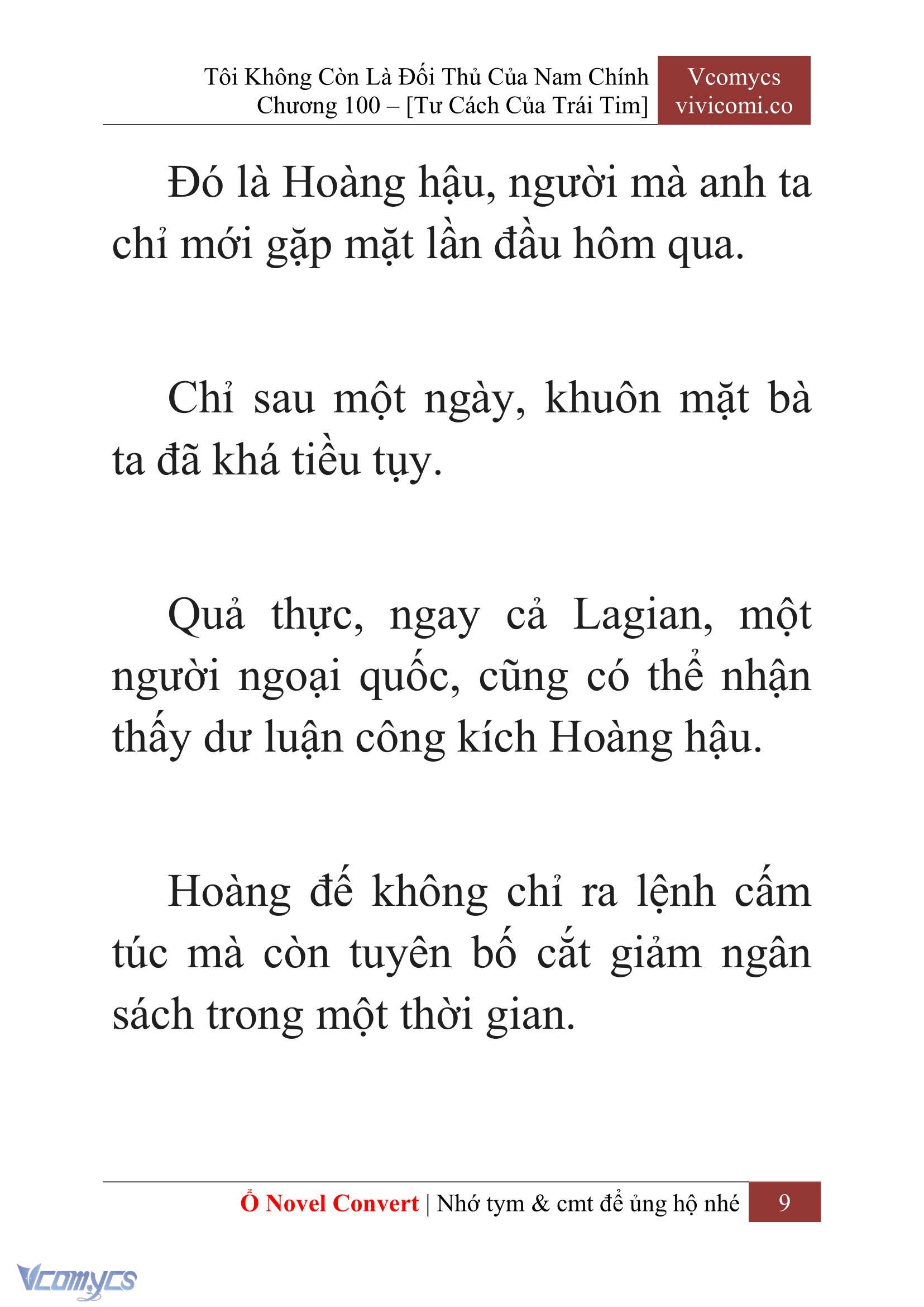 [Novel] Tôi Không Còn Là Đối Thủ Của Nam Chính Chapter  100 - 11