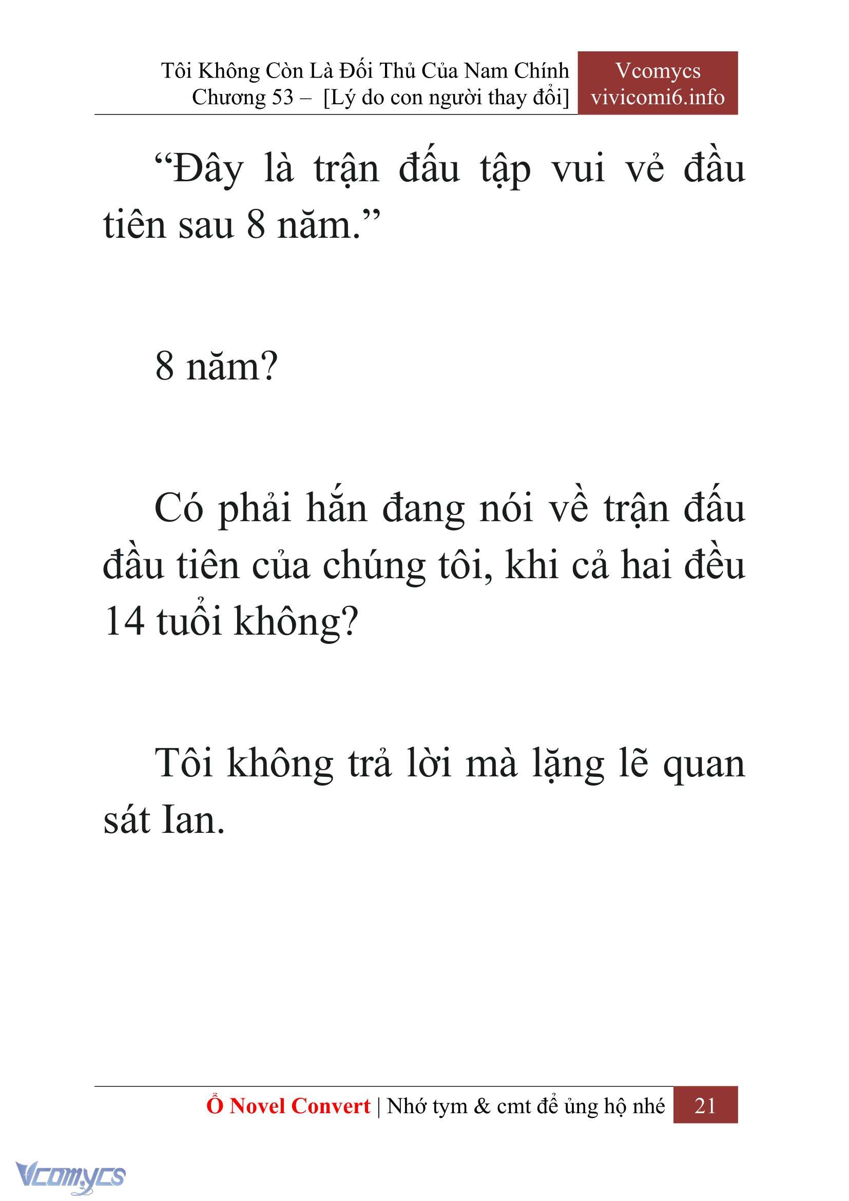 [Novel] Tôi Không Còn Là Đối Thủ Của Nam Chính Chapter  53 - 23
