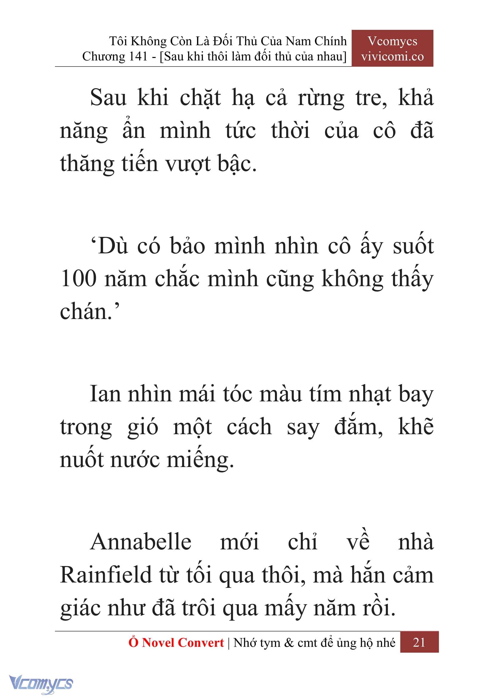[Novel] Tôi Không Còn Là Đối Thủ Của Nam Chính Chapter  141 - 23
